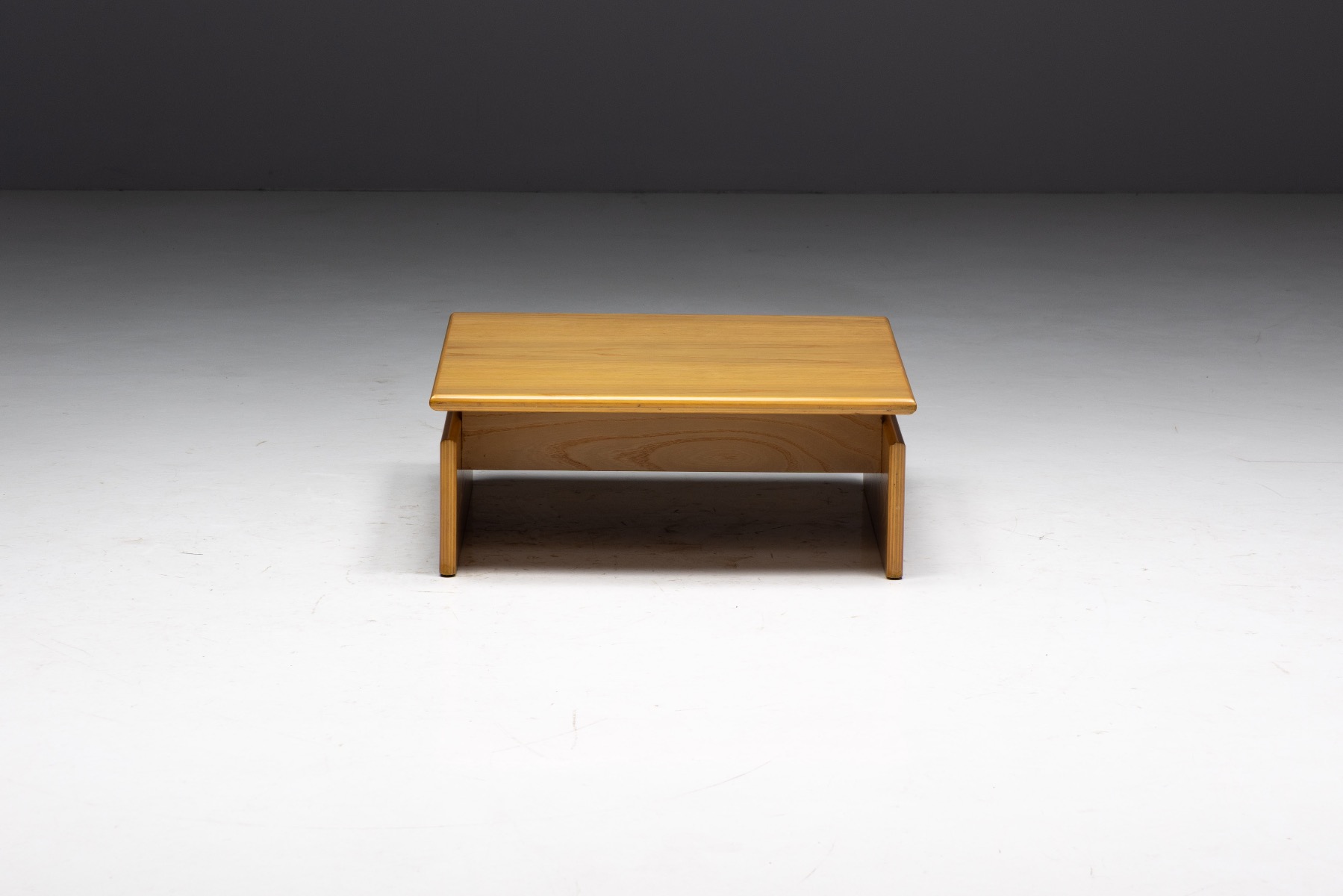 Refined Scandinavian coffee table with natural wood tone