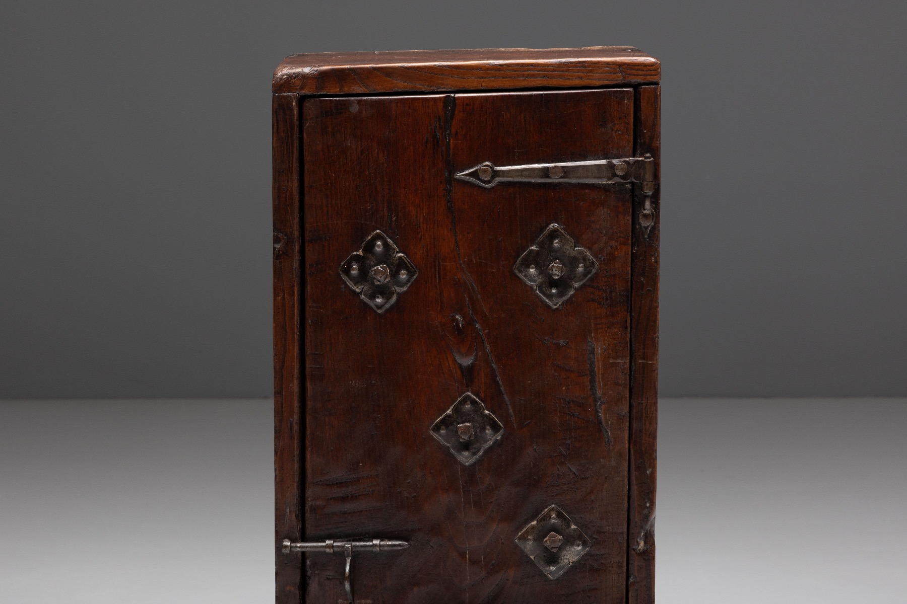 Simple rustic wabi sabi cabinet dating to the 19th century