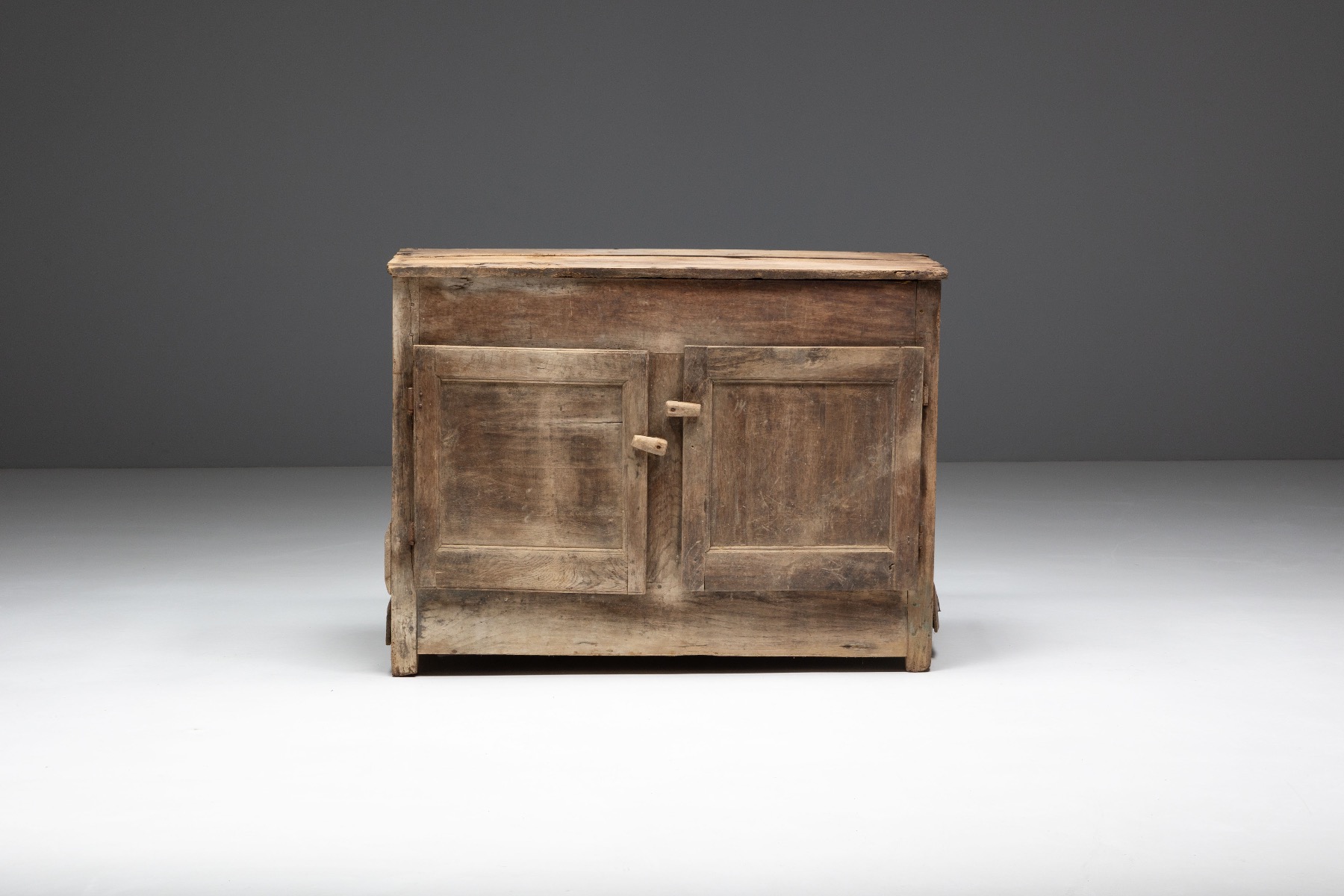 Simple rustic wabi sabi cabinet dating to the 19th century