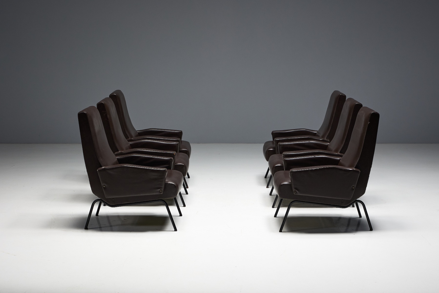 Understated modern lounge chair from the mid twentieth century