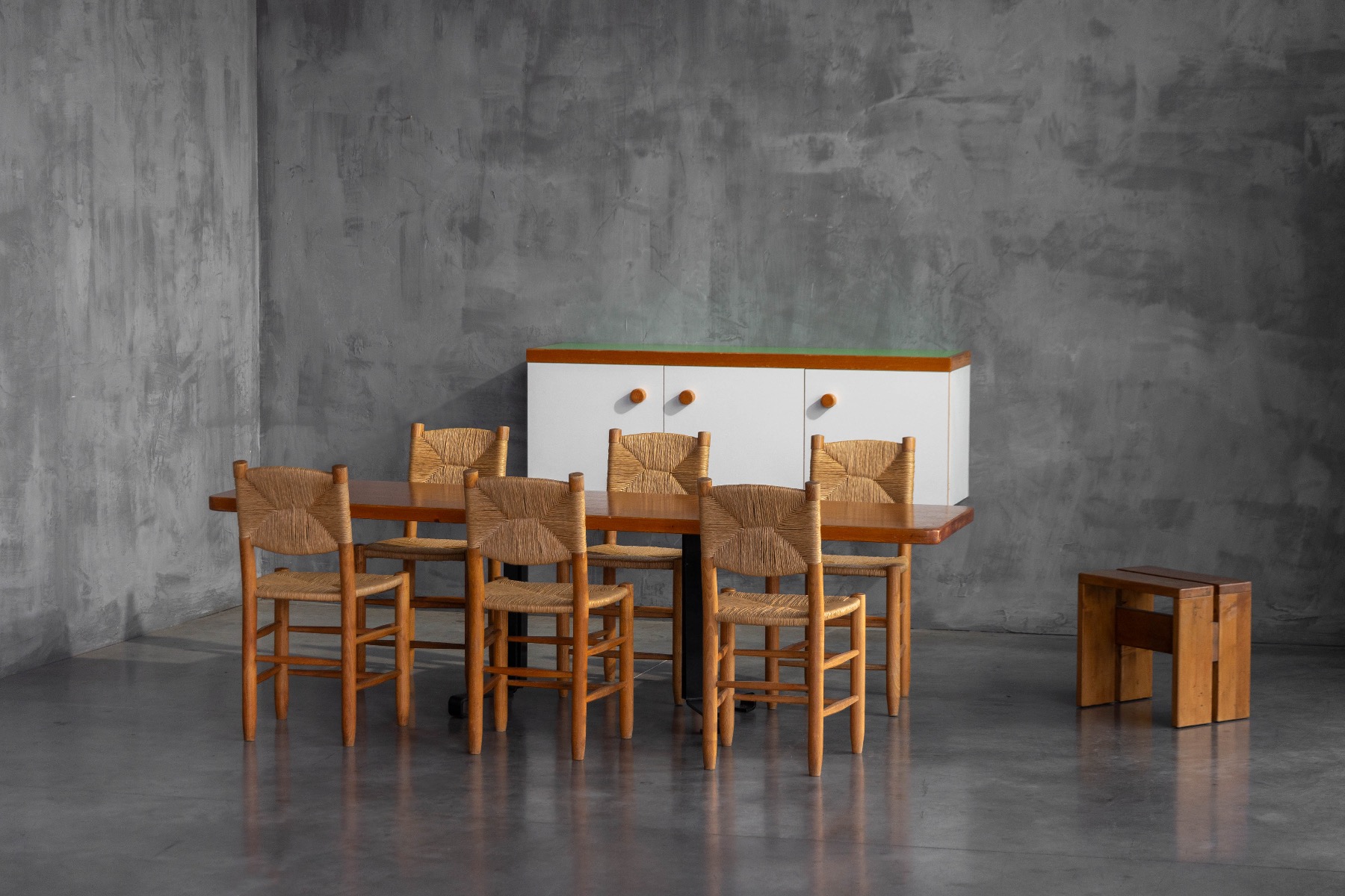 Alpine inspired wall mounted cabinet from the Les Arcs project