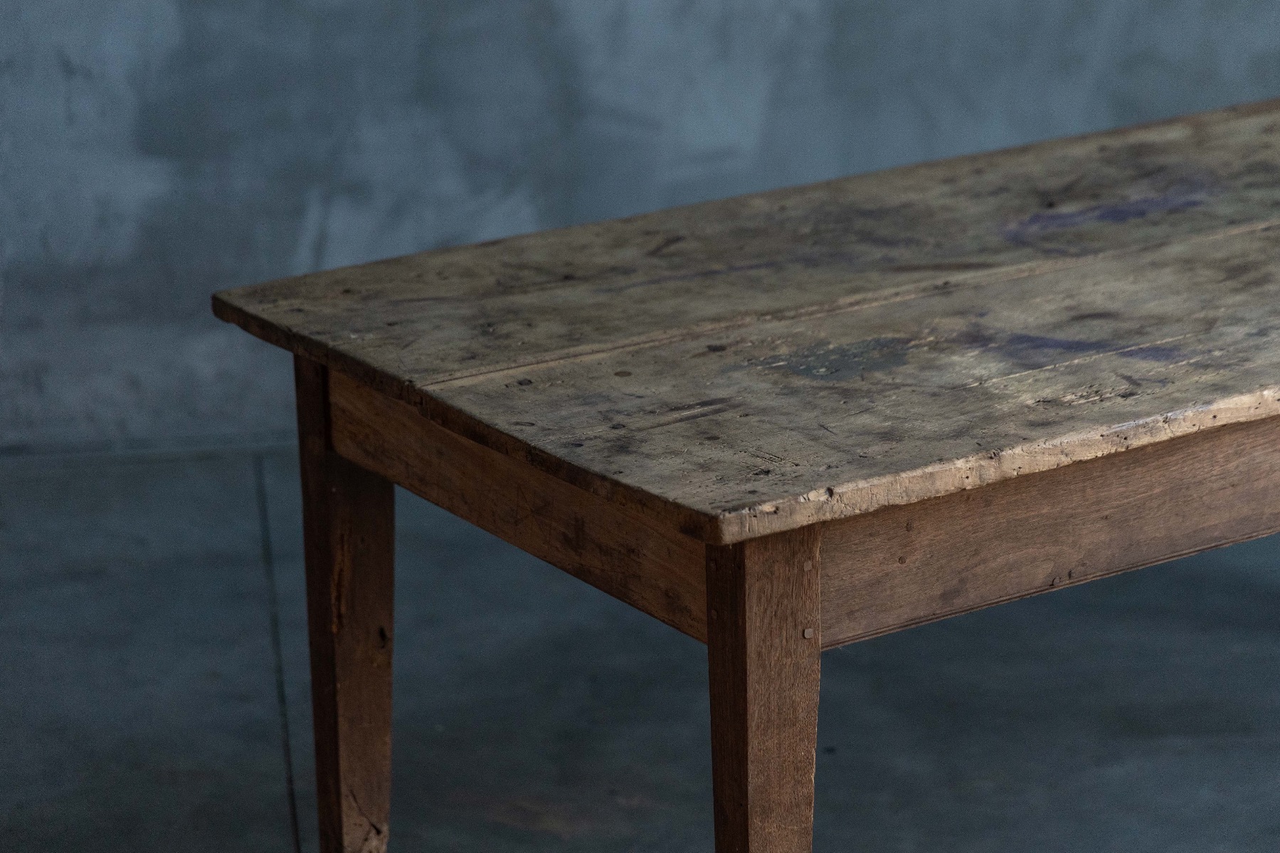 Historic 19th century farmhouse table