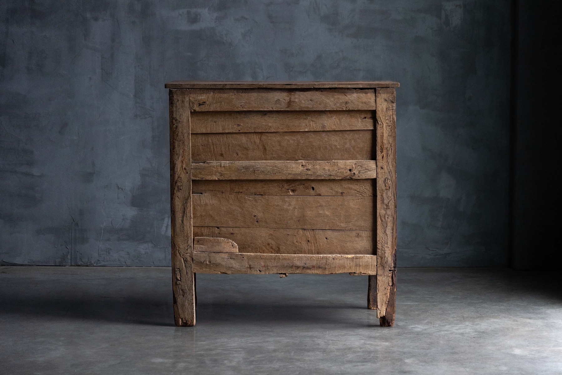 Solid wood 19th century country cabinet
