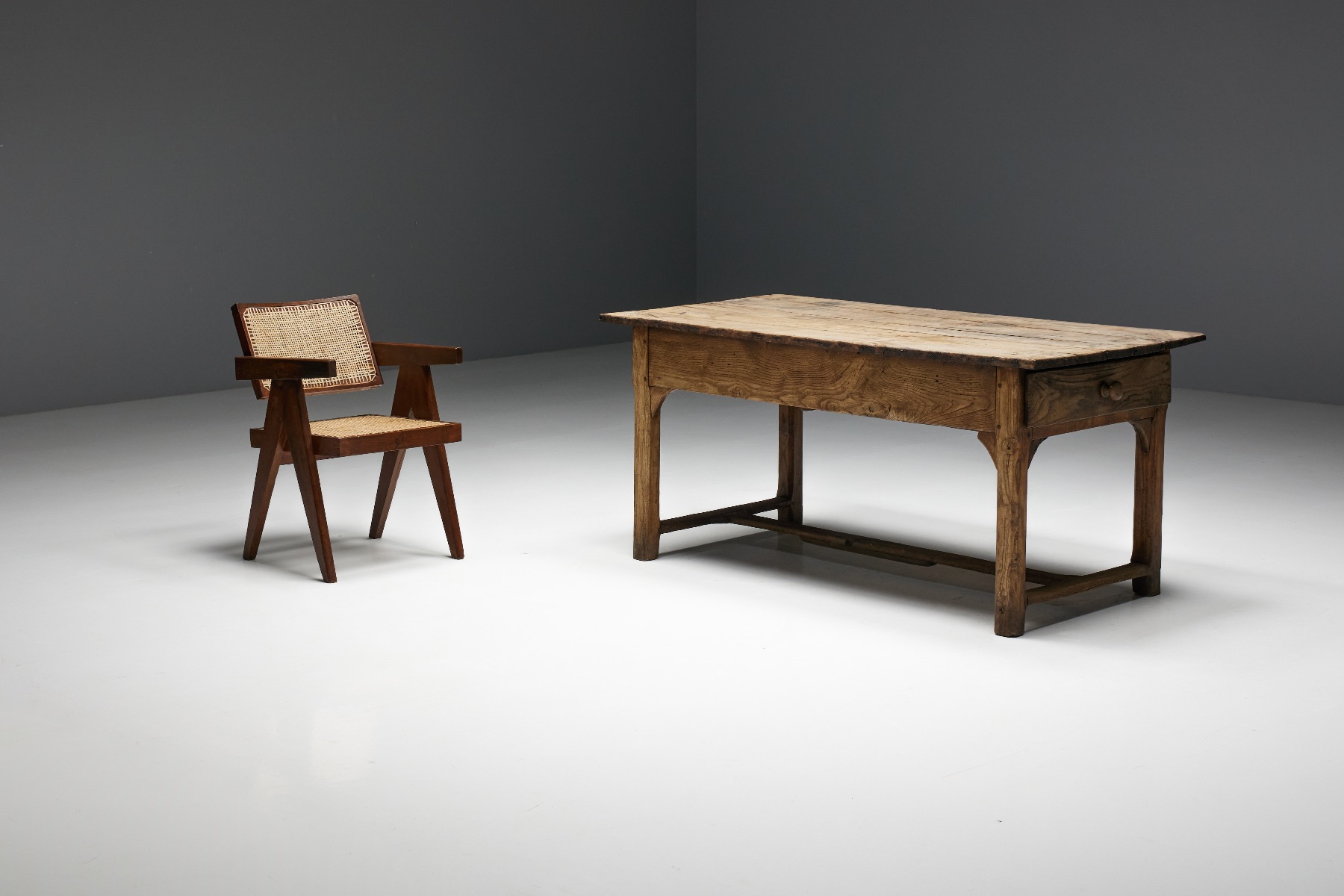 Authentic 19th century travail populaire table