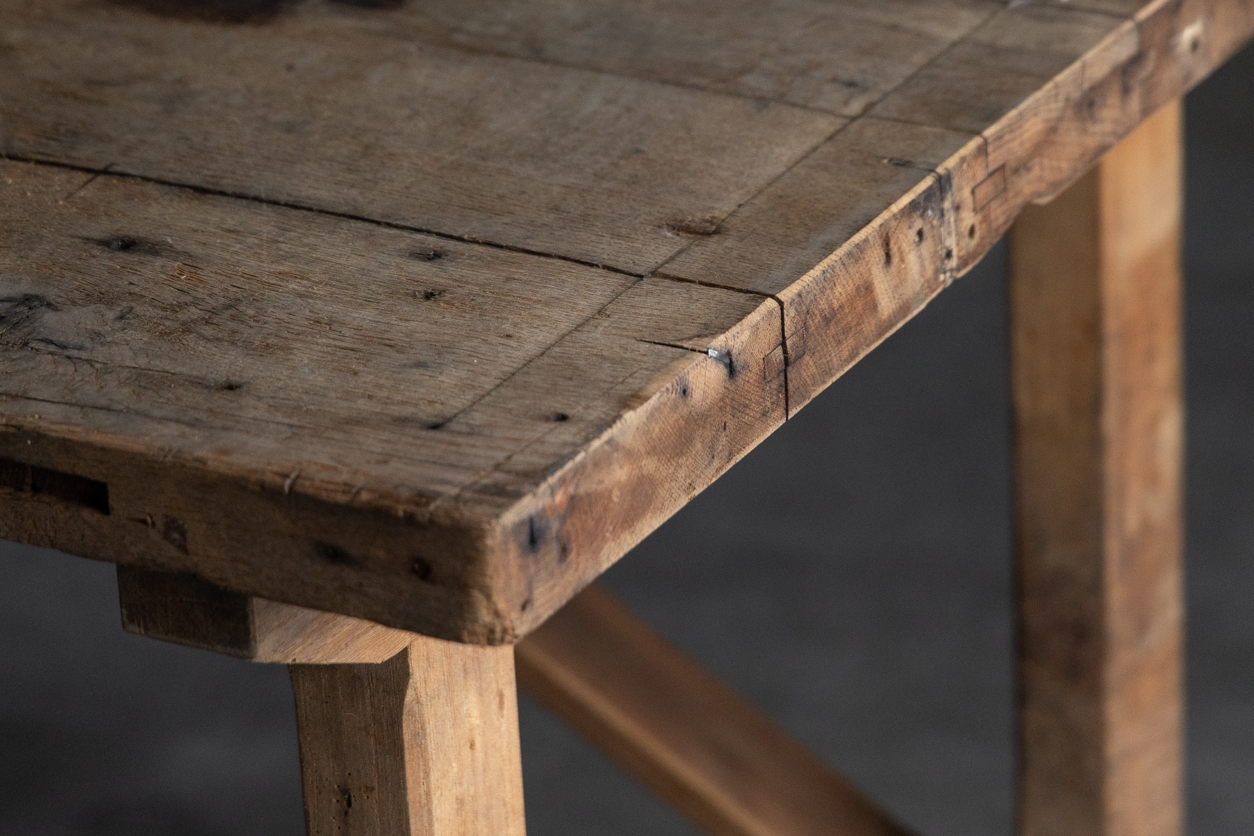 Traditional artisan worktable from the 19th century