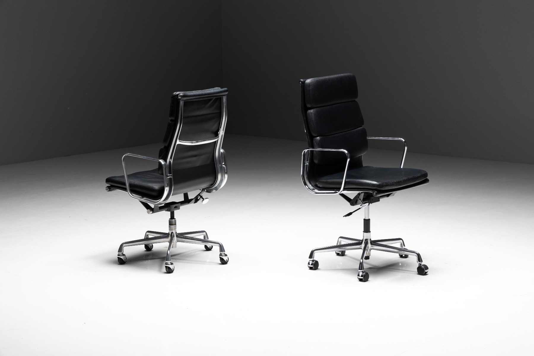 Classic soft pad office chair by Charles and Ray Eames