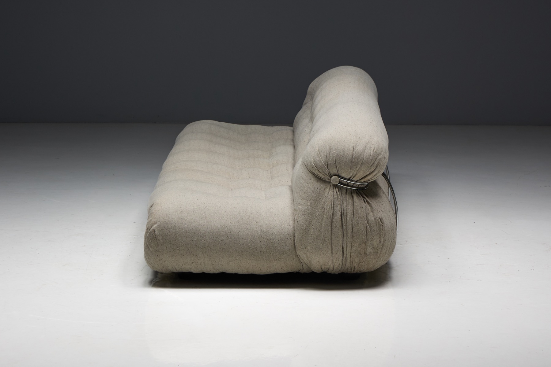 Collectible Soriana sofa from the 1970s Italian design period