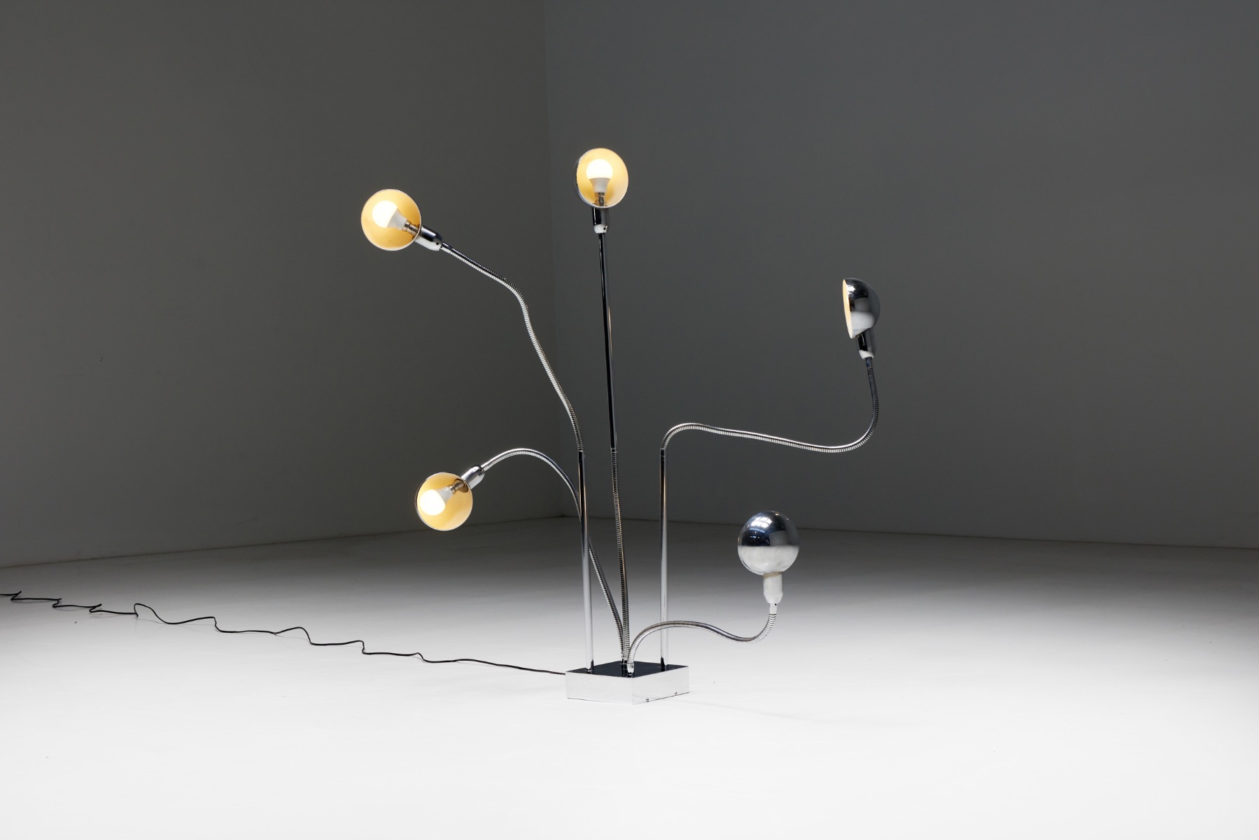Designer lighting Hydra floor lamp by Jacques Charpentier