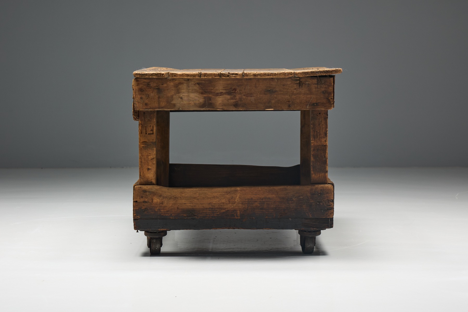 European 19th century industrial table