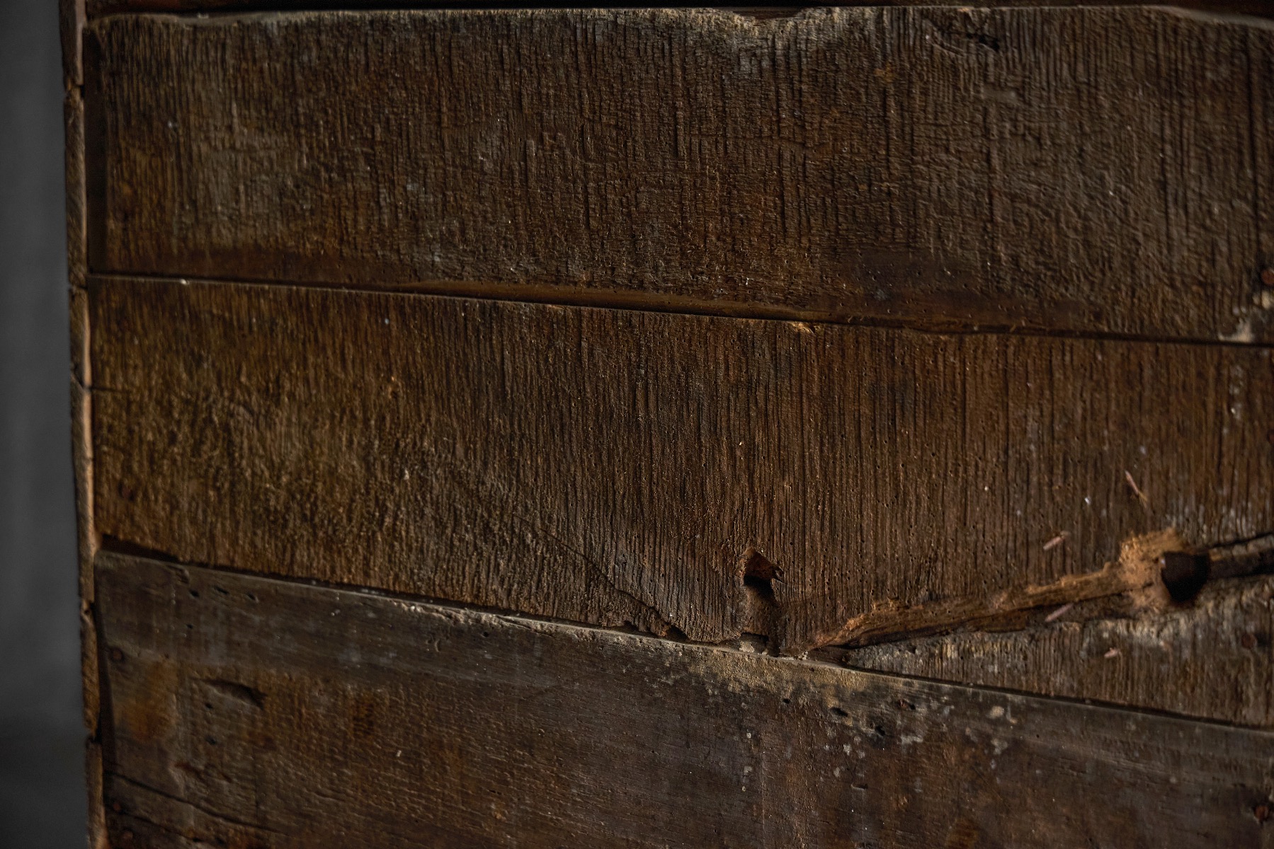 European rustic cabinet with historic presence
