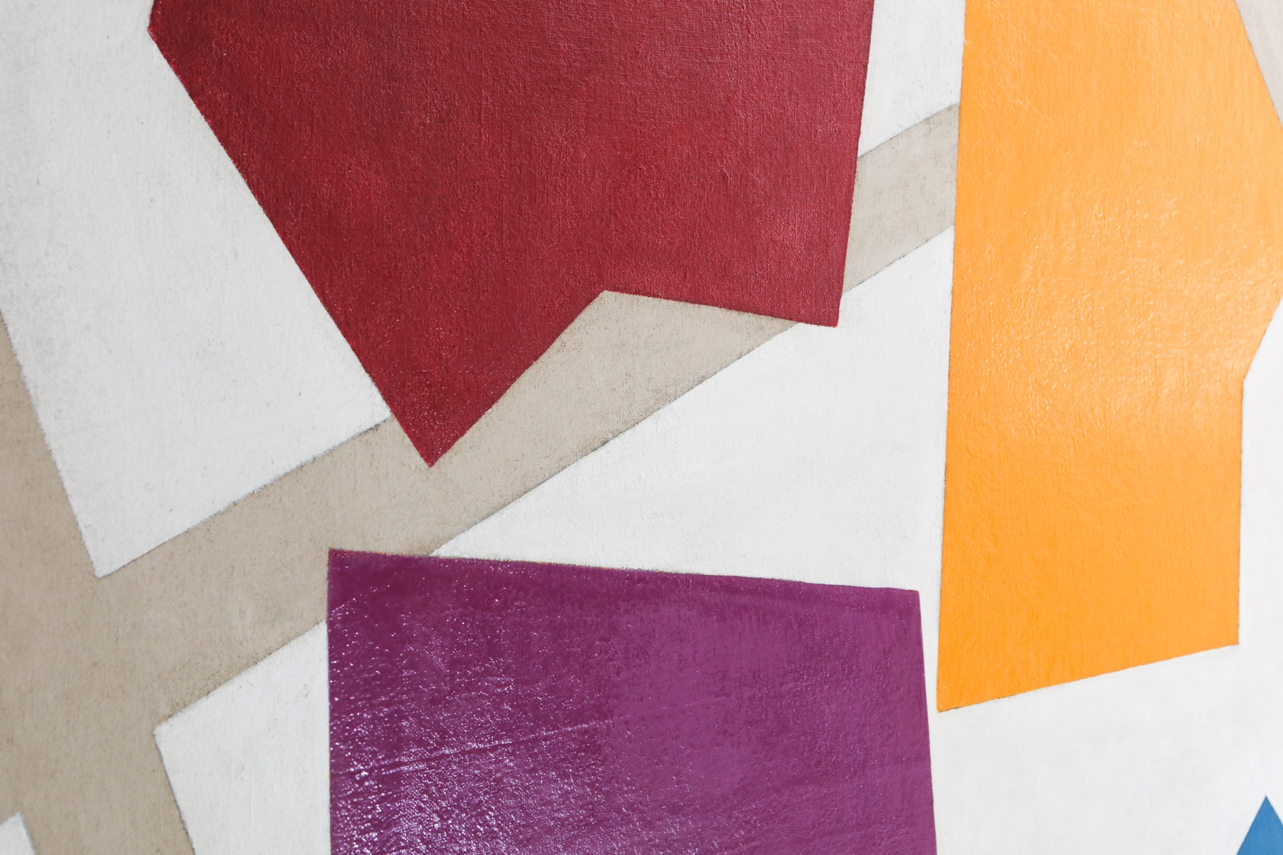 Fine art abstract painting by Rene Roche on canvas