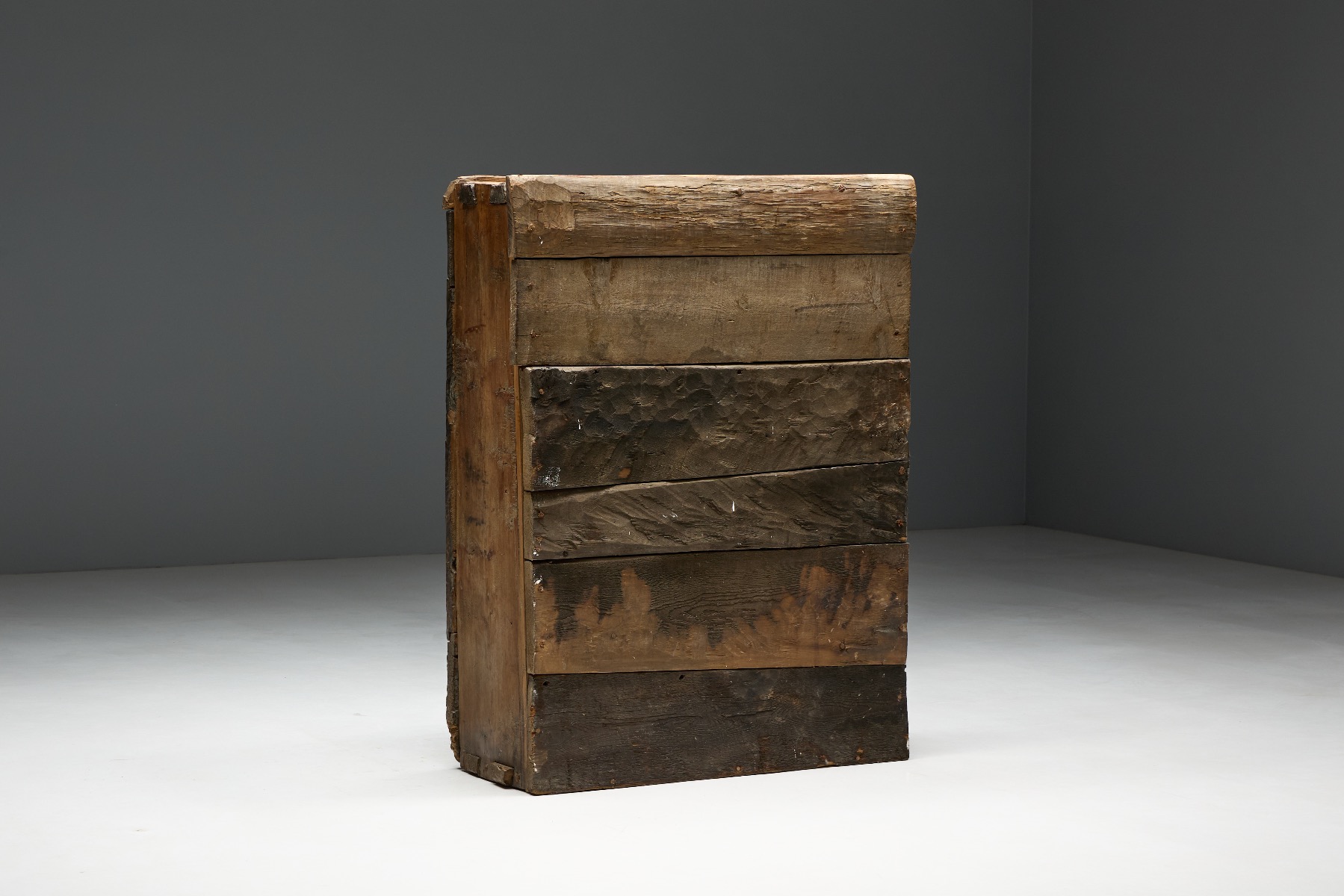 Gallery level alpine cabinet from the 18th century