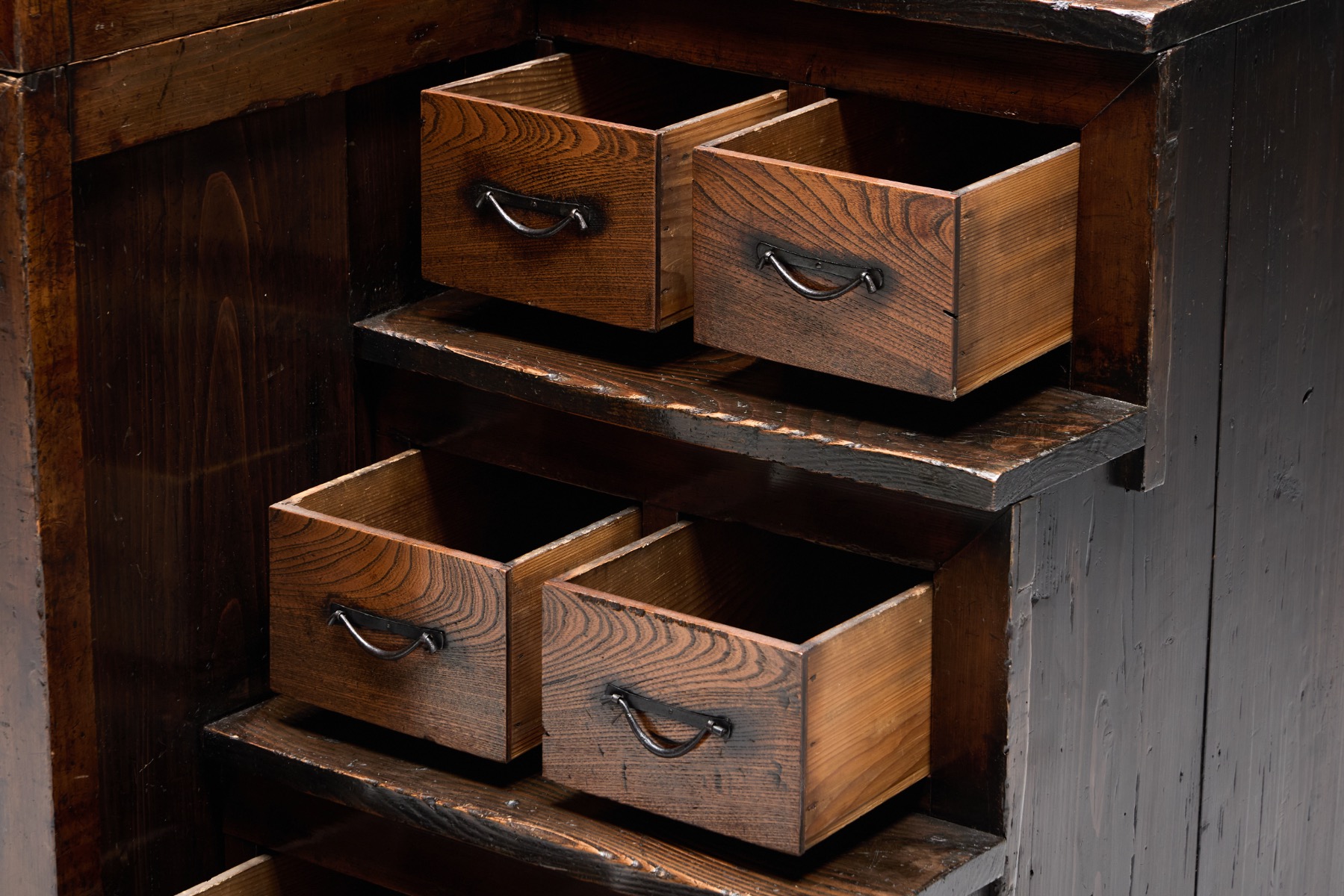 Historic Kaidan Tansu stair chest reflecting traditional Japanese design