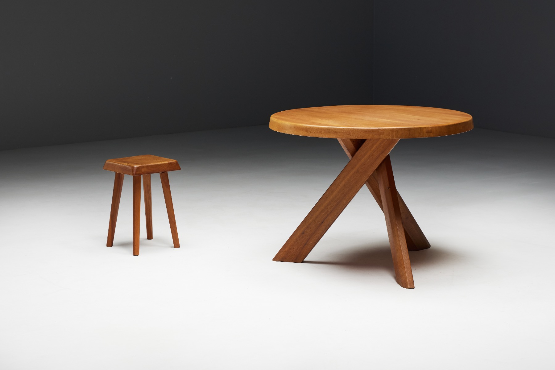 Iconic S01 stool by Pierre Chapo
