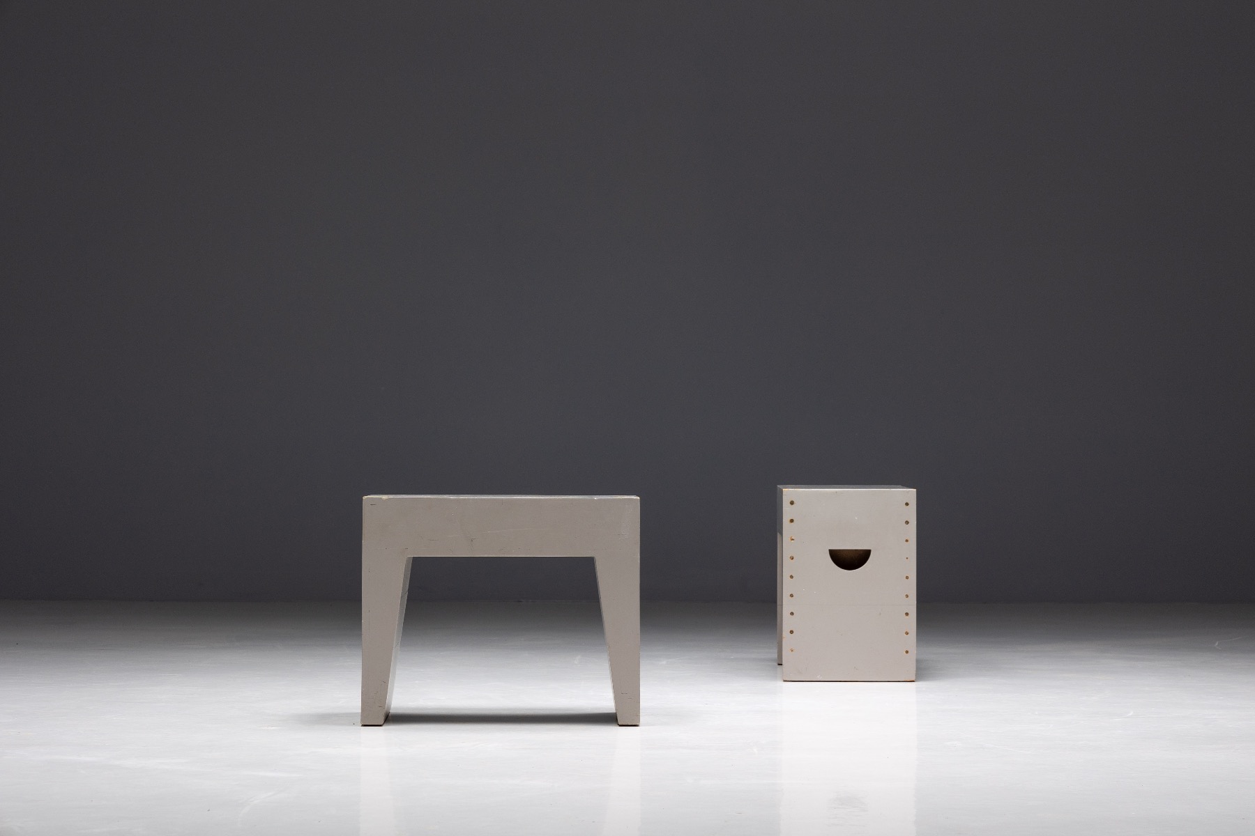 Jan de Jong Dutch design stools 1970s
