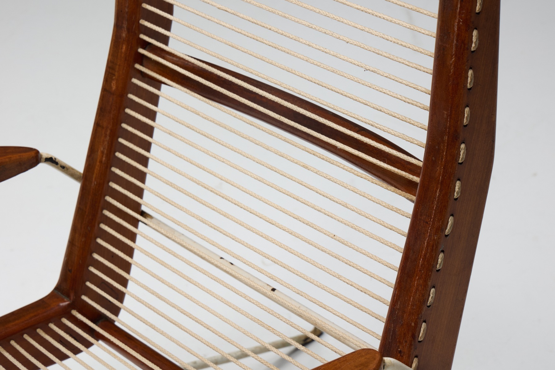 Refined Brazilian modernist lounge chair