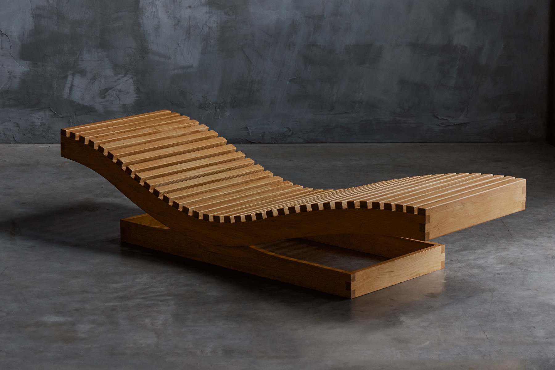 Minimalist lounge chair by Maison Regain design