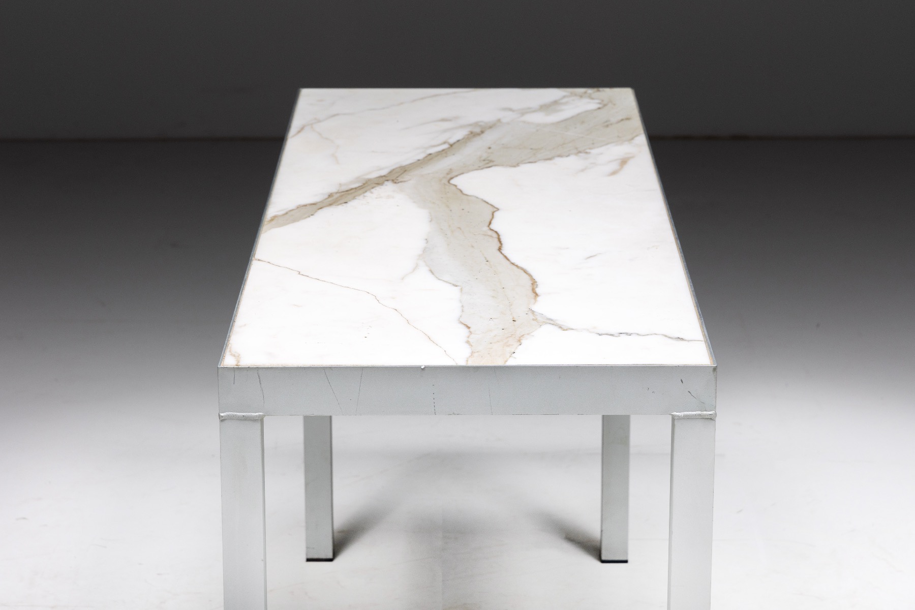 Minimalist marble console table by Philippe Starck design