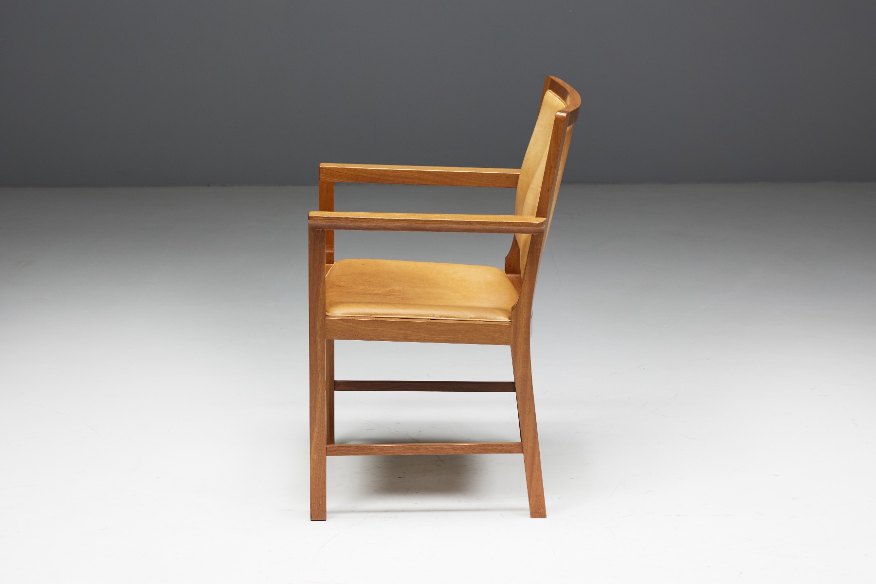 Nordic modern conference chairs in leather