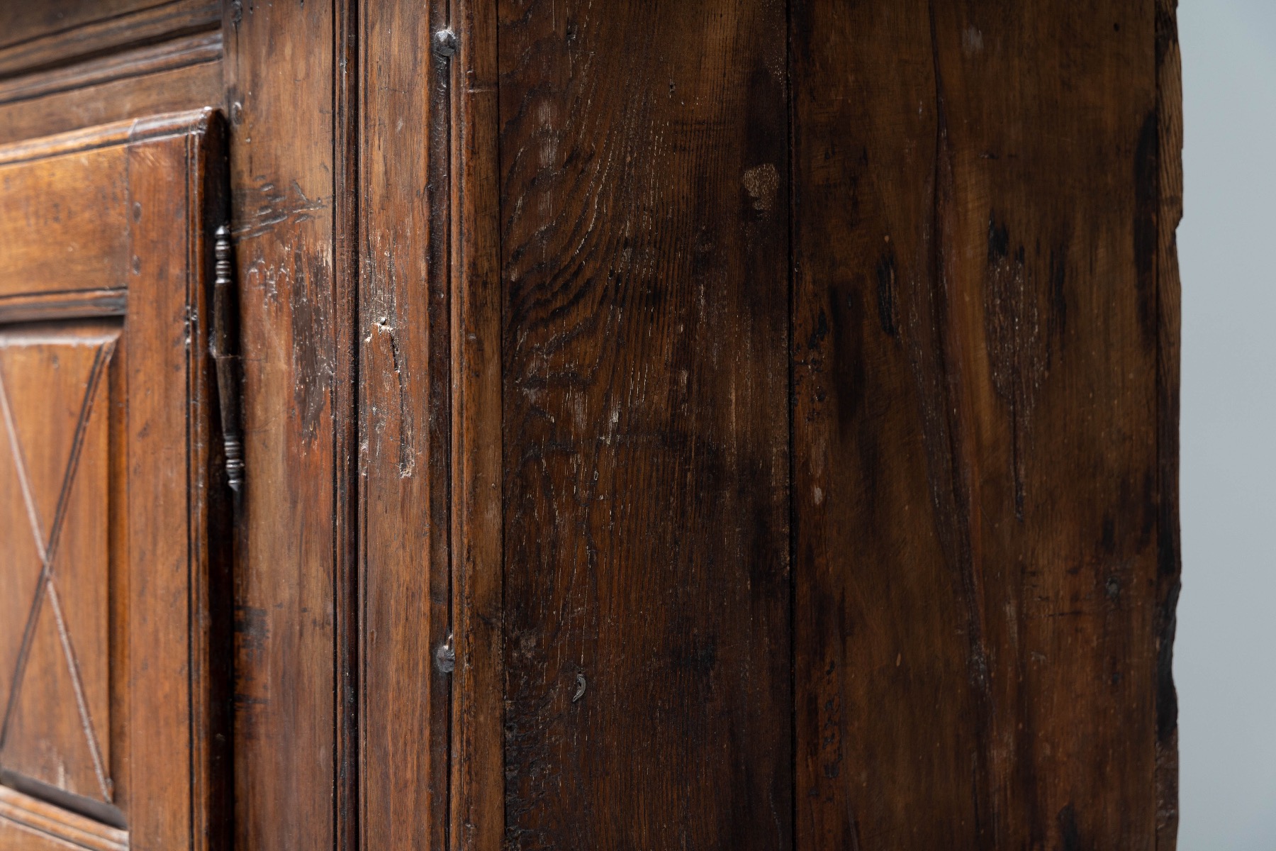 Organic wabi sabi cabinet in solid wood