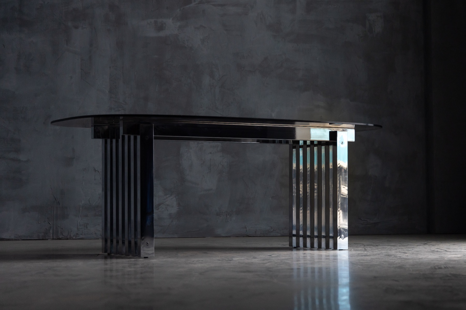 Statement 1970s modern dining table