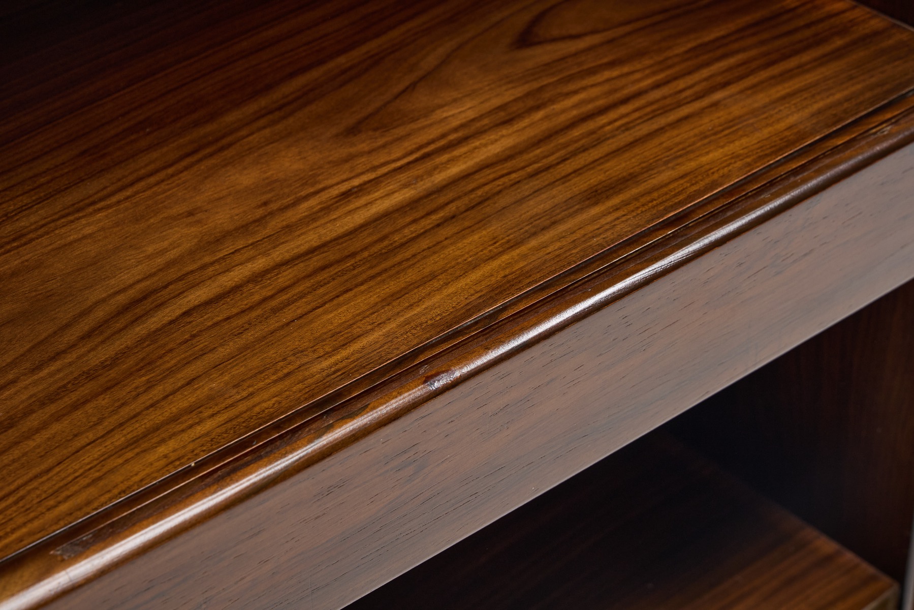 Sergio Rodrigues wooden bookcase