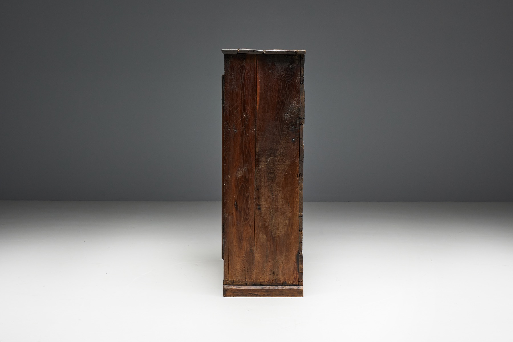 Solid wood wabi sabi cupboard 1800s