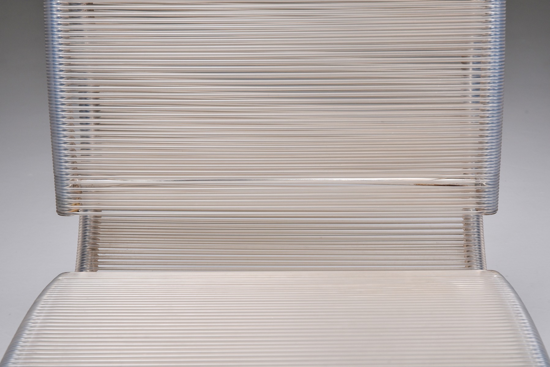 Statement postmodern easy chairs in wire design