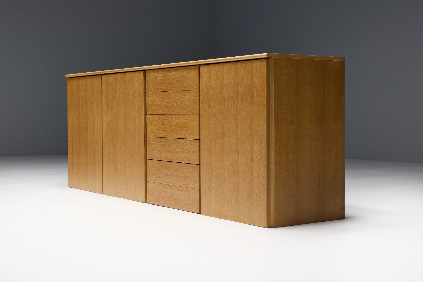 Timeless mid century oak buffet