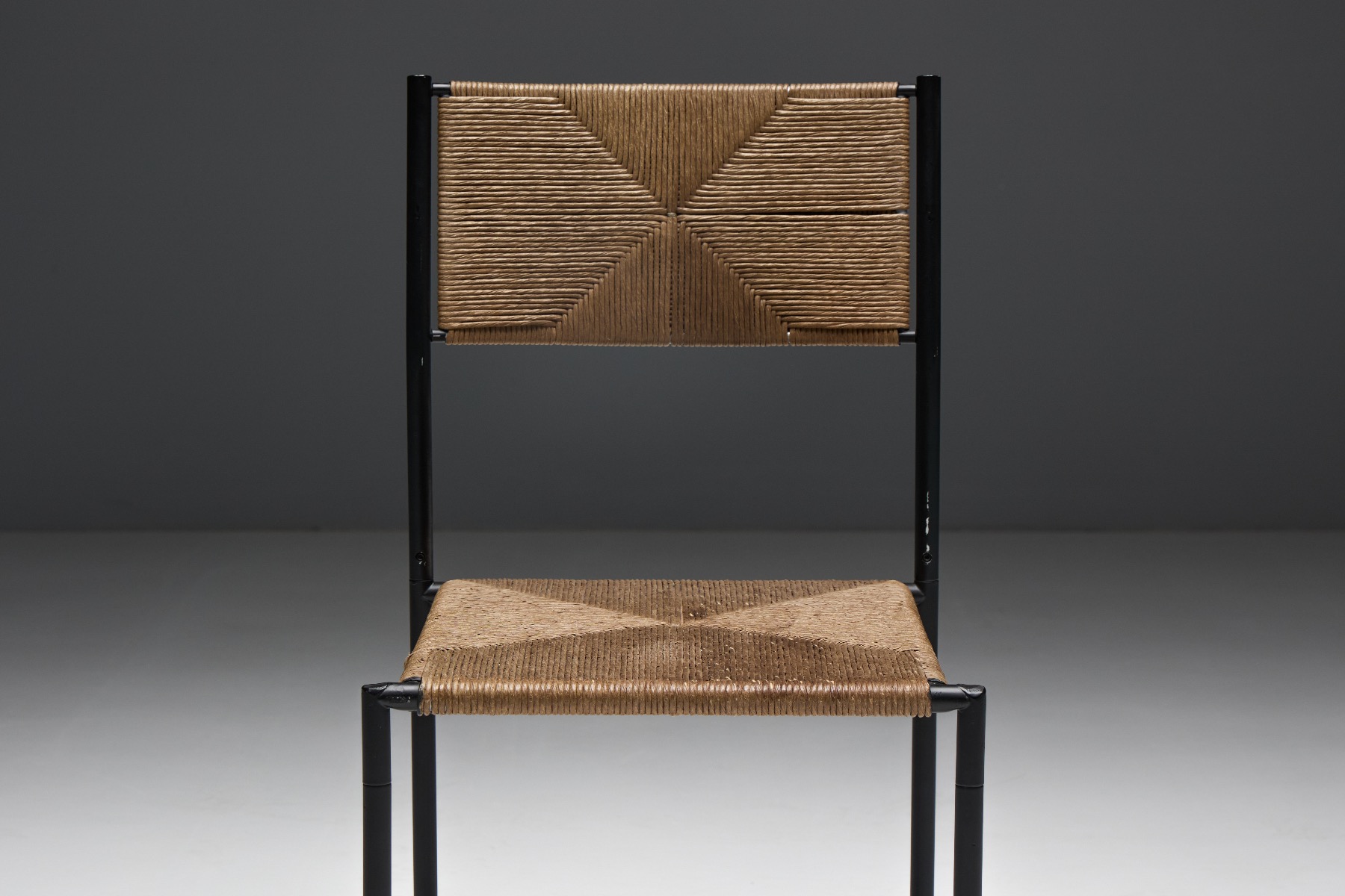 Modern Italian dining chair with elegant proportions