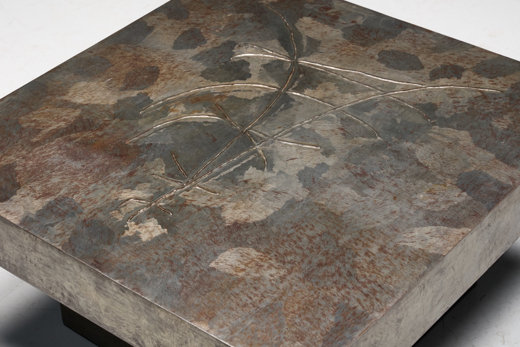 Statement industrial coffee table from the 1970s
