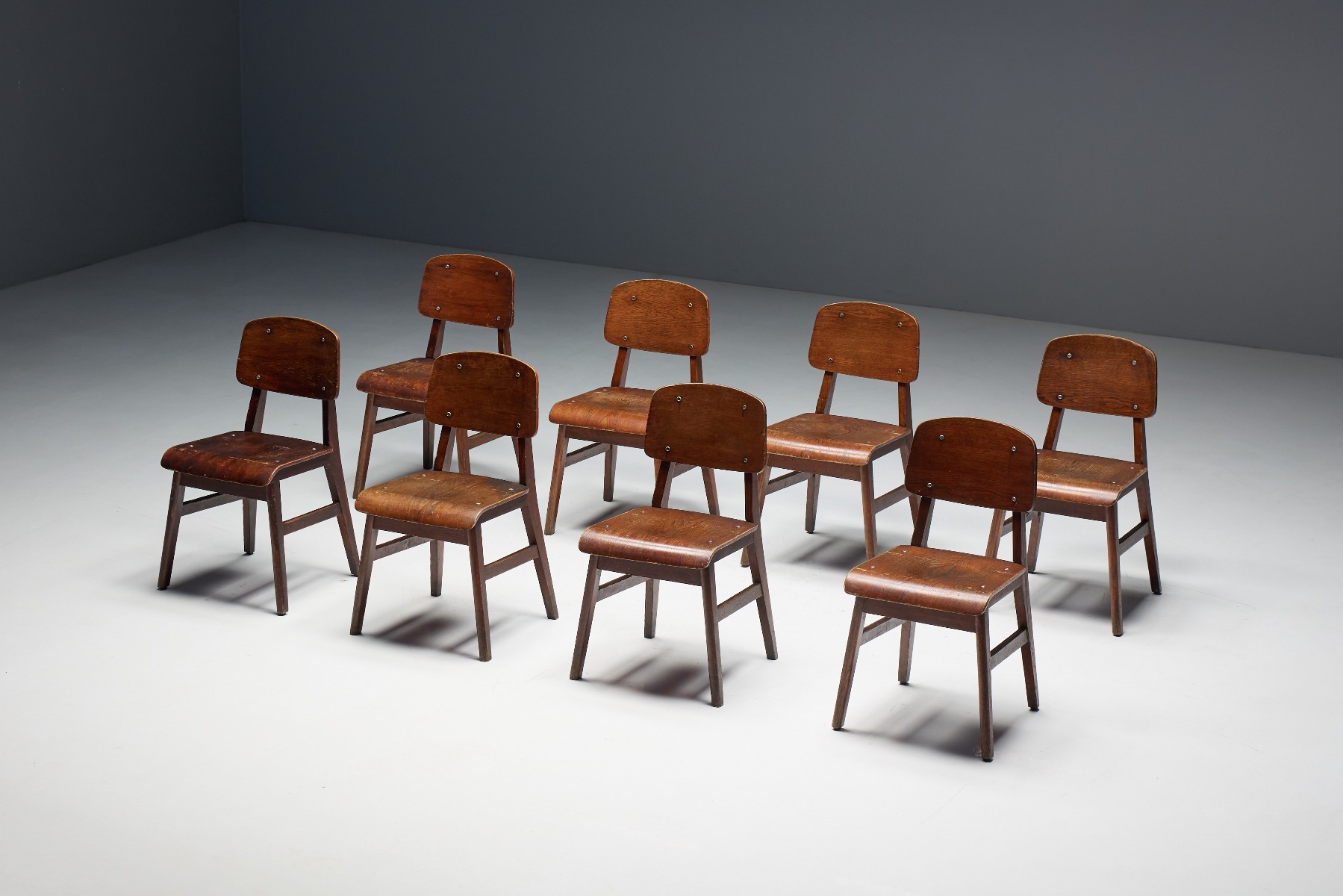Workshop made Tout Bois chair from the 1940s