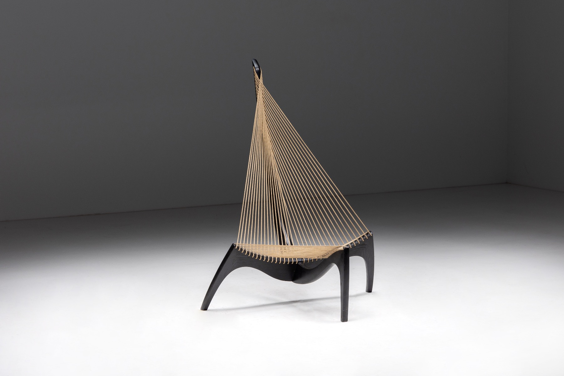 Harp Chair by Jørgen Høvelskov for Christensen and Larsen - 1968