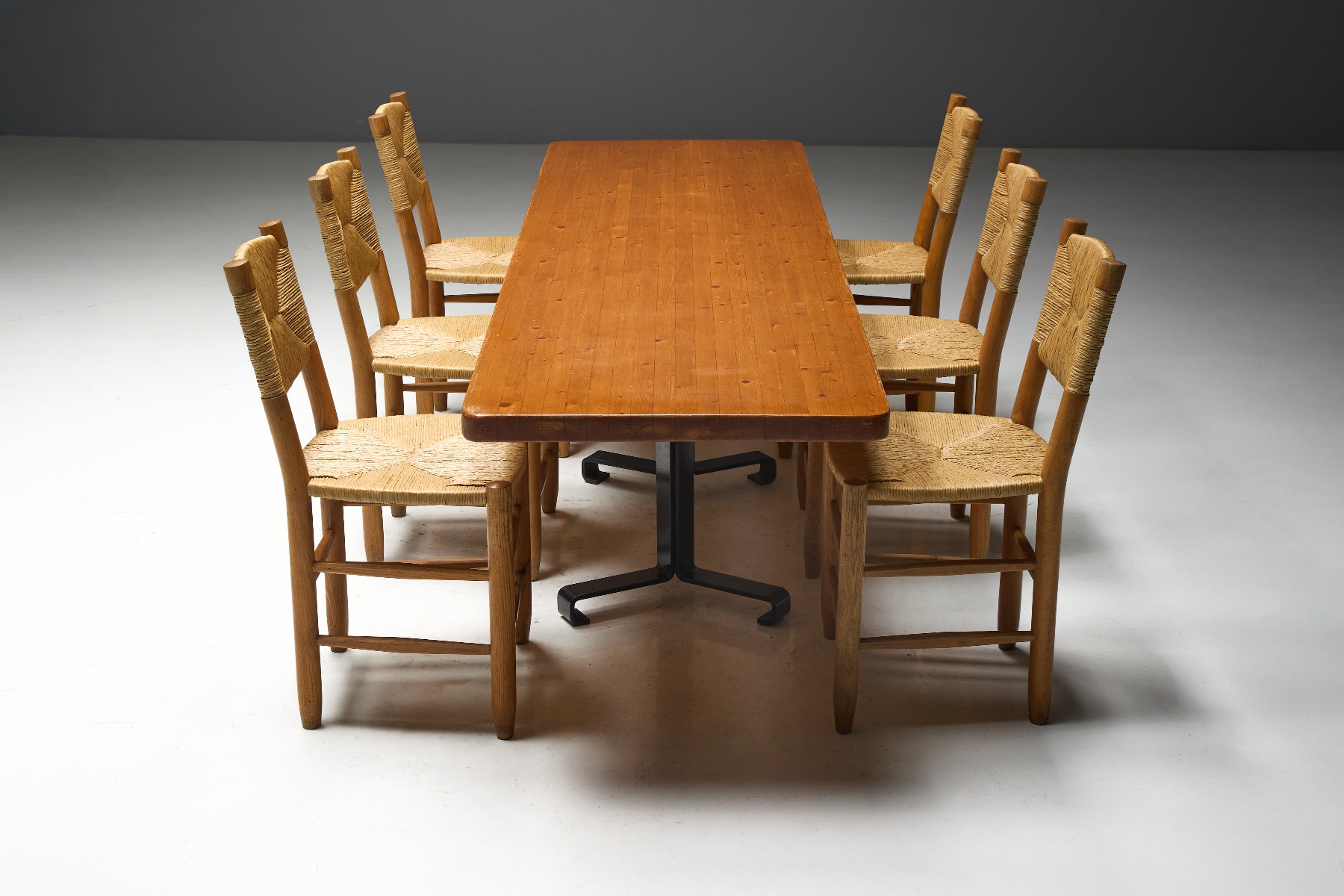Alpine modernist dining table from Les Arcs 1800