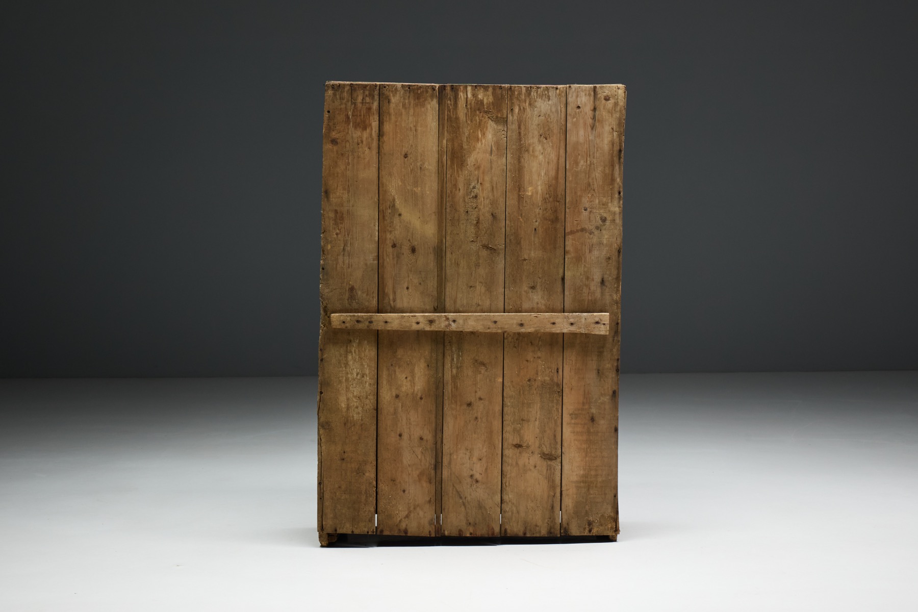 Collectible French Art Populaire cabinet from the 19th century