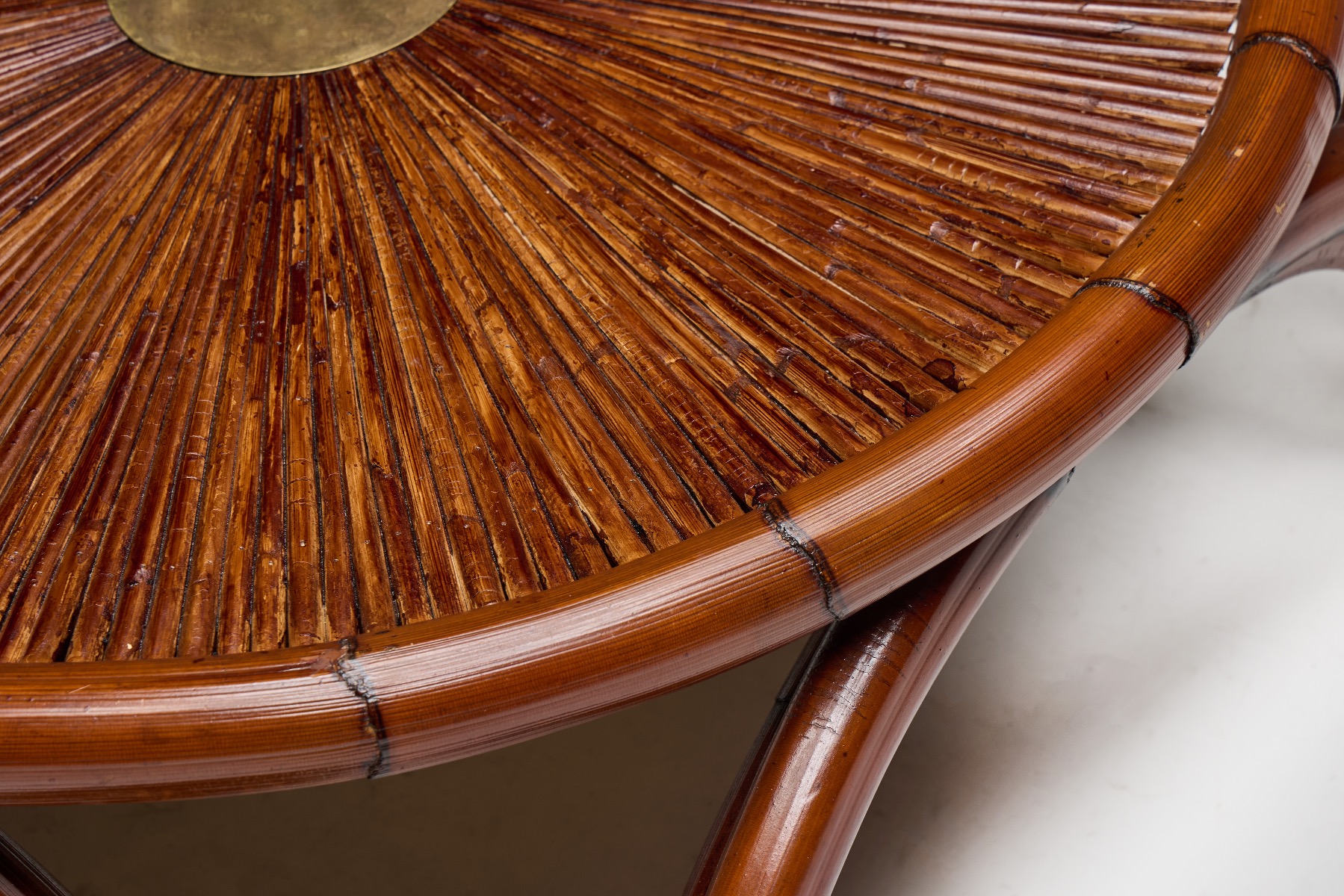 Crespi bamboo design coffee table