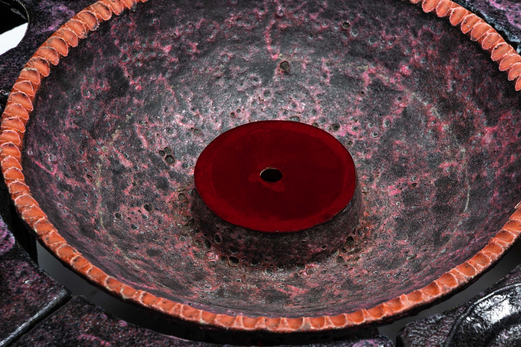 Decorative ceramic coffee table Vallauris