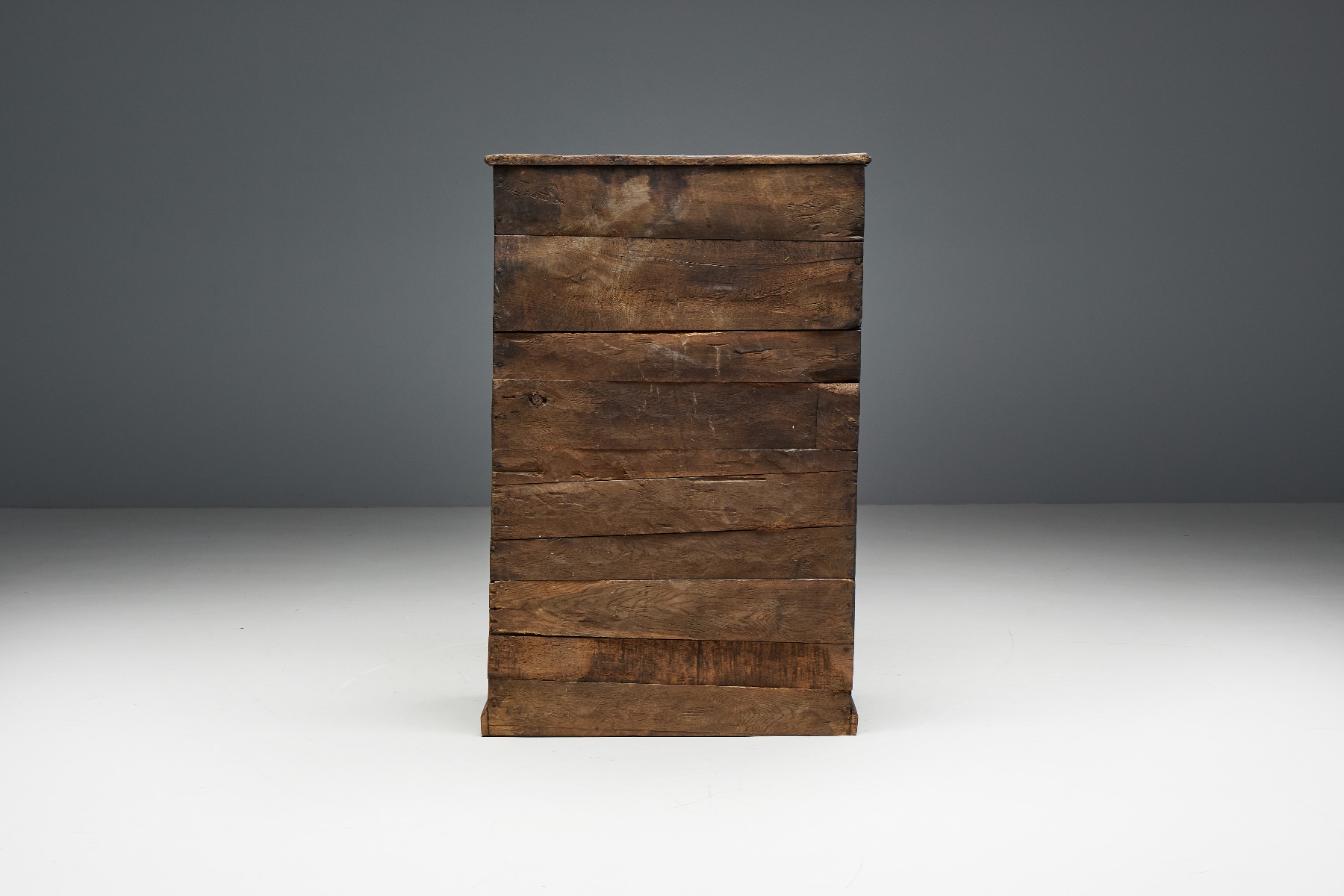 European 19th century primitive cabinet