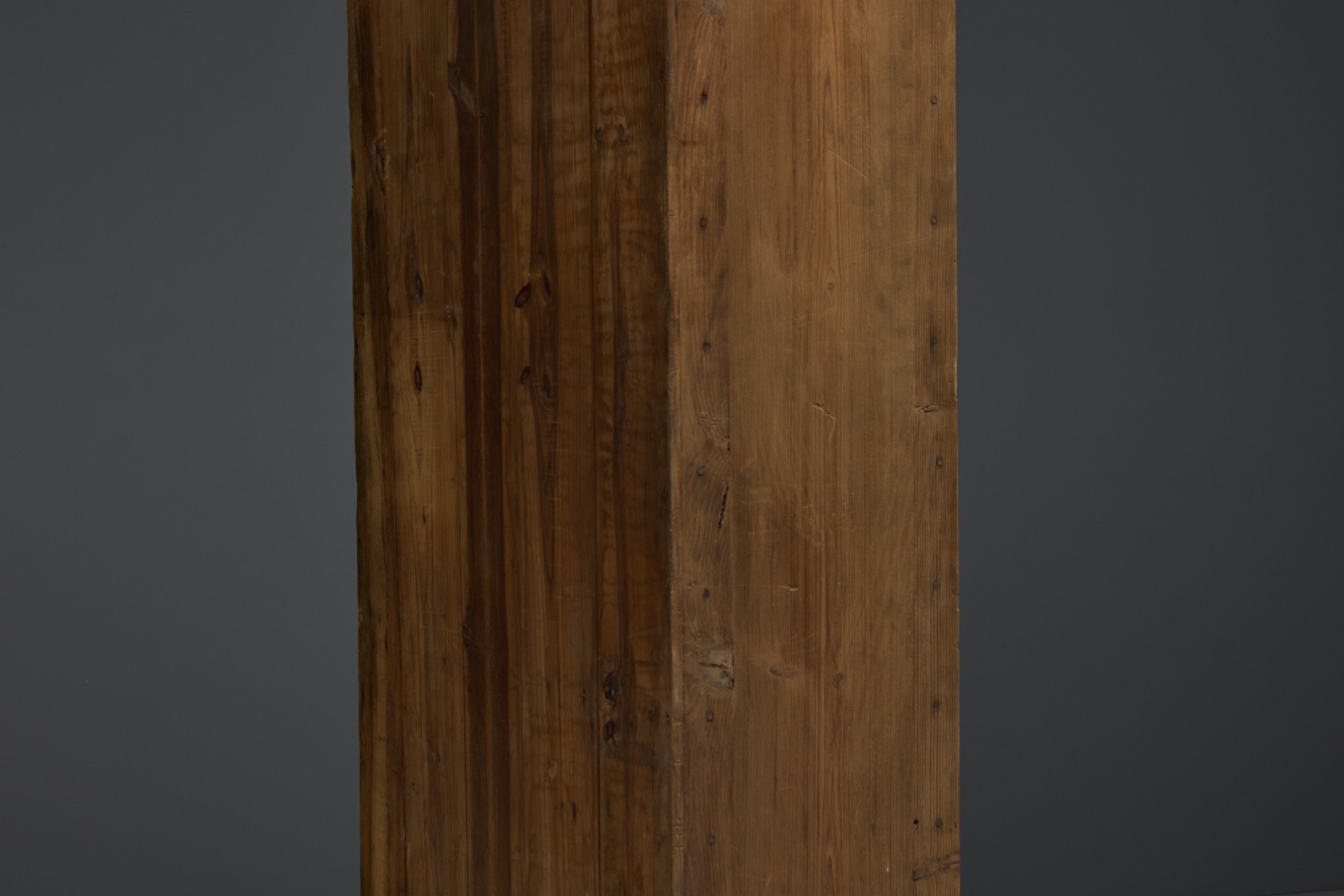 European vernacular paper shelf with historic surface