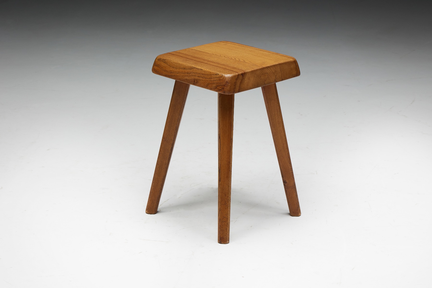 French modernist S01 stools by Pierre Chapo