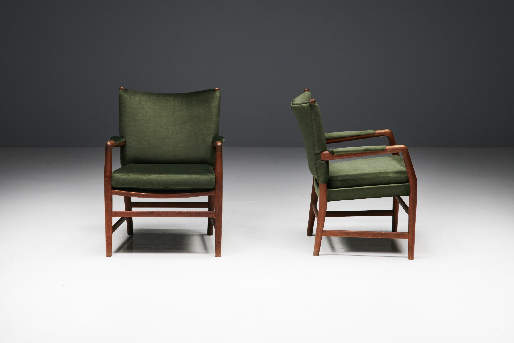 Historic conference chairs for Aarhus by Hans J Wegner