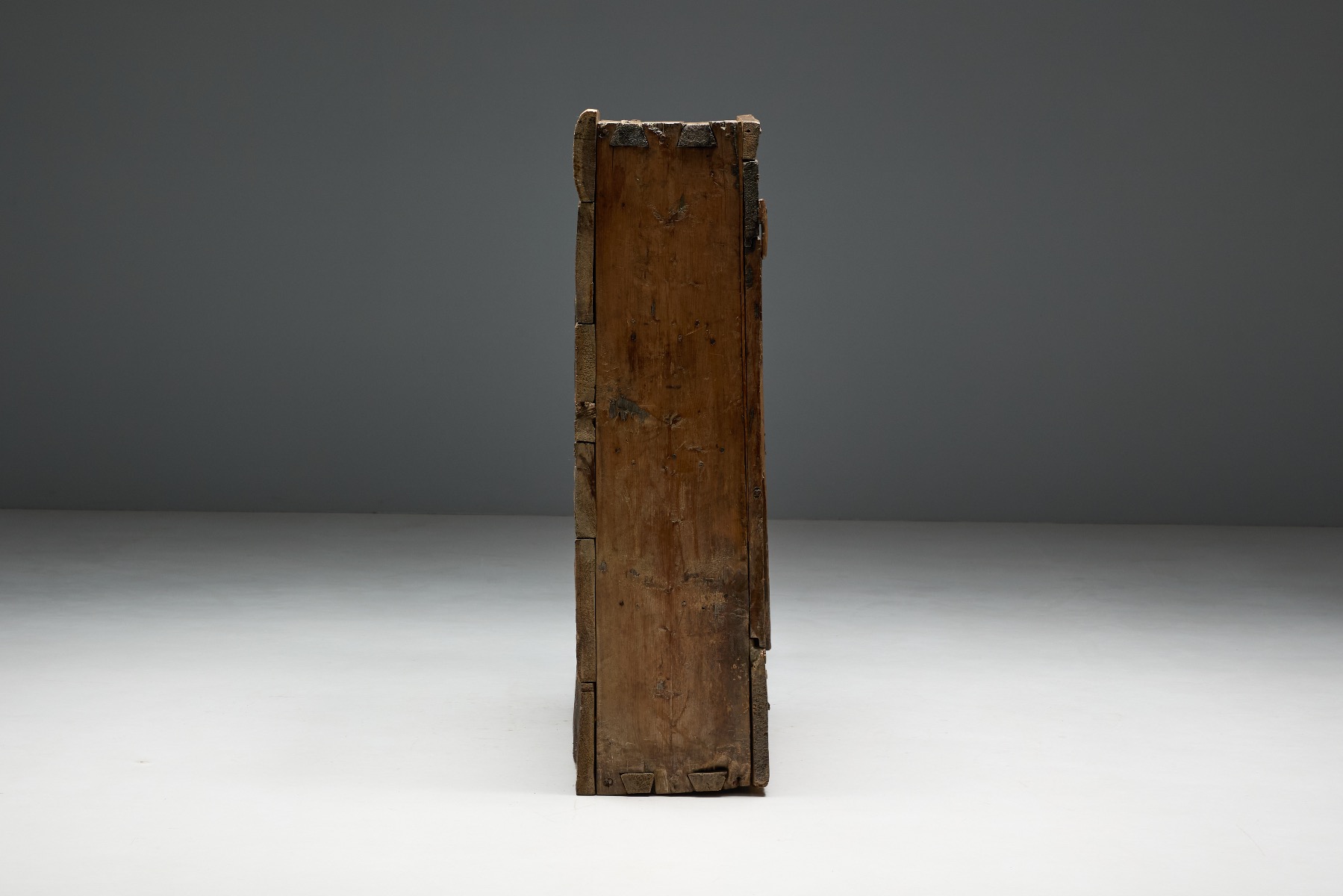 Museum level alpine vernacular cabinet with historic presence