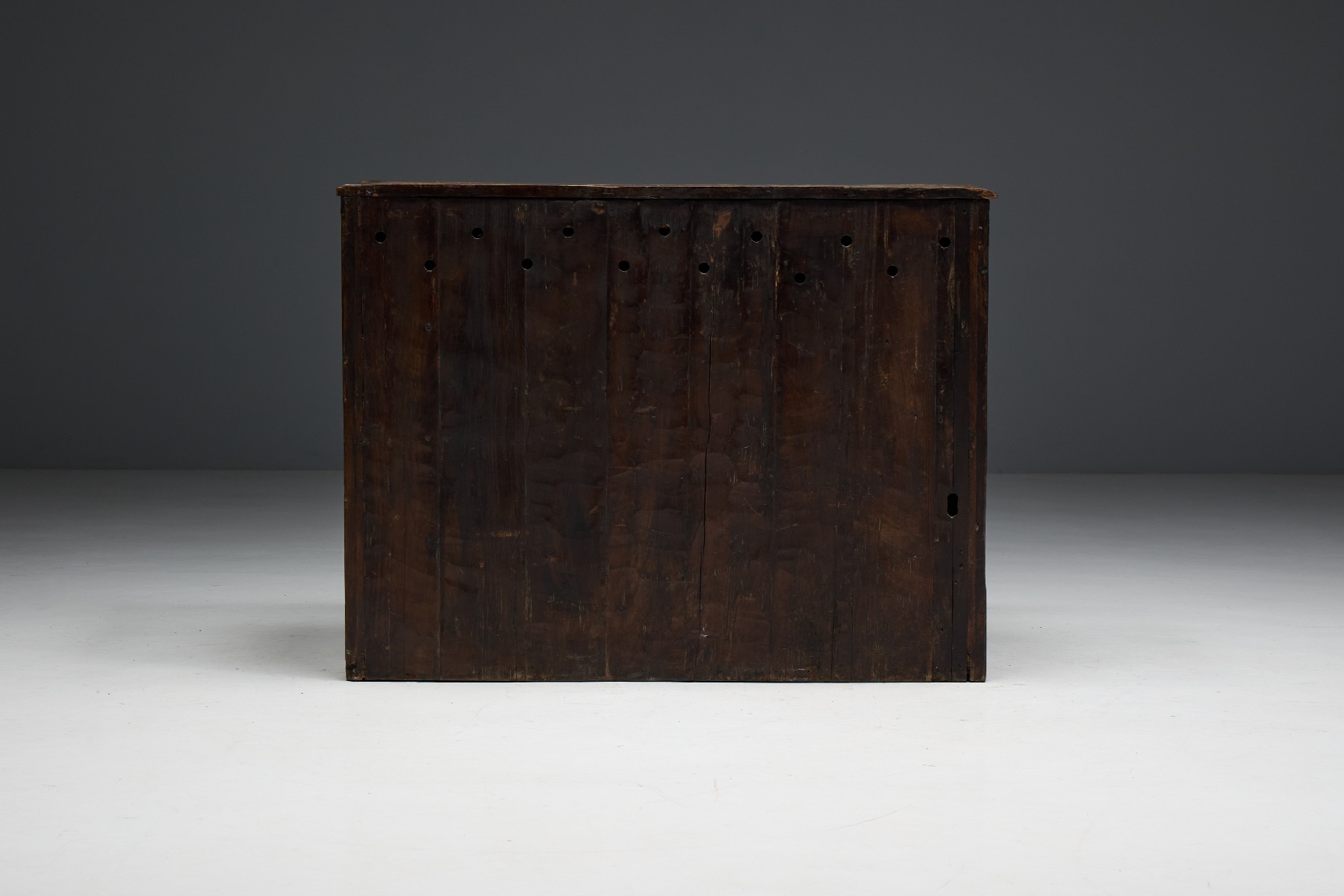 Museum level antique carved cupboard with rich carving
