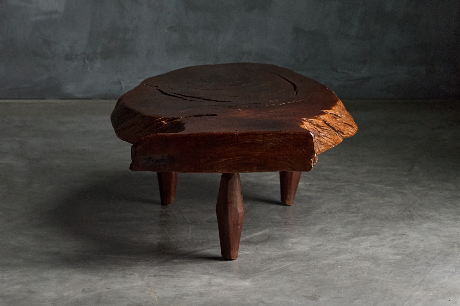 Statement sculptural coffee table from Brazil
