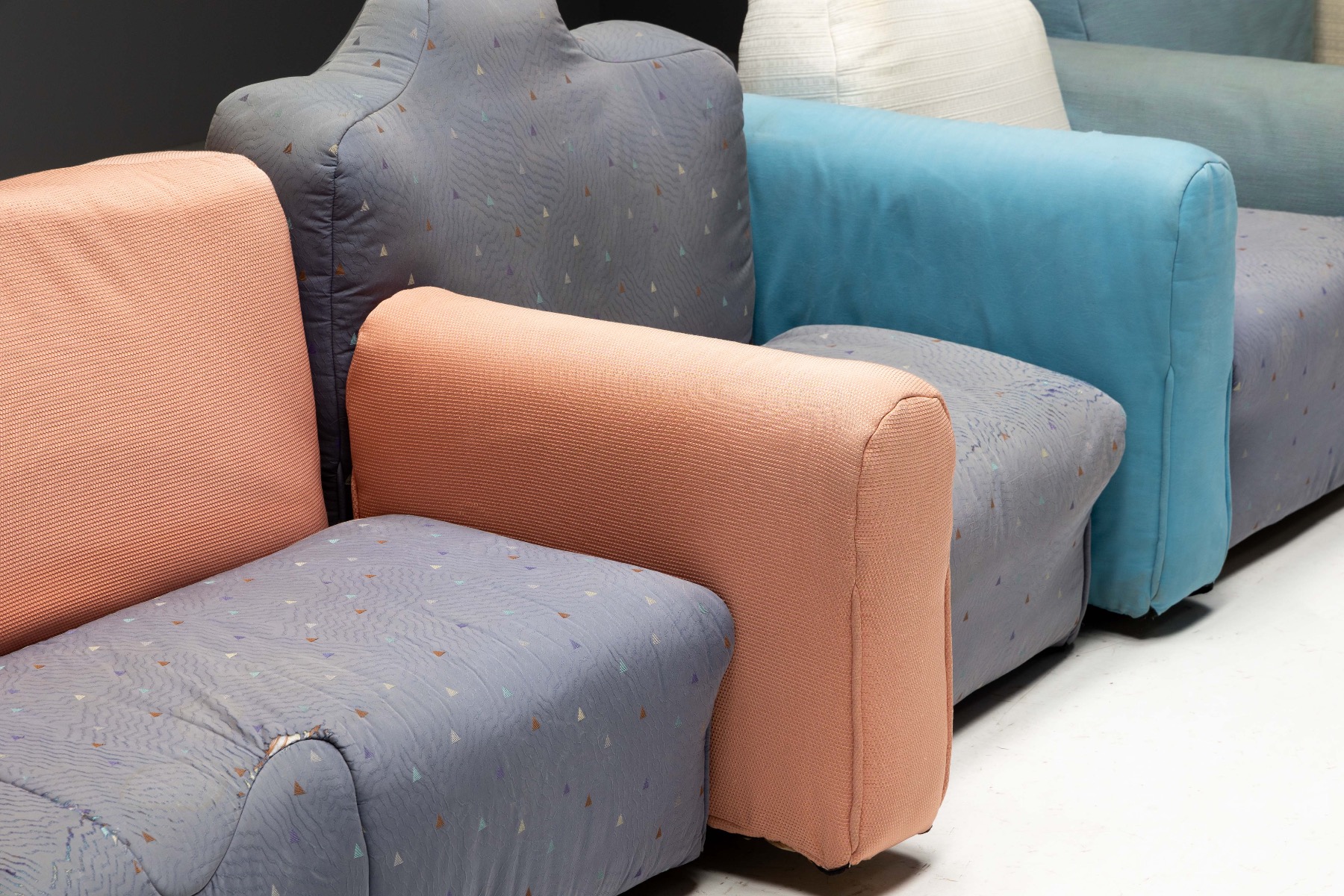 Postmodern Cassina seating system modular design