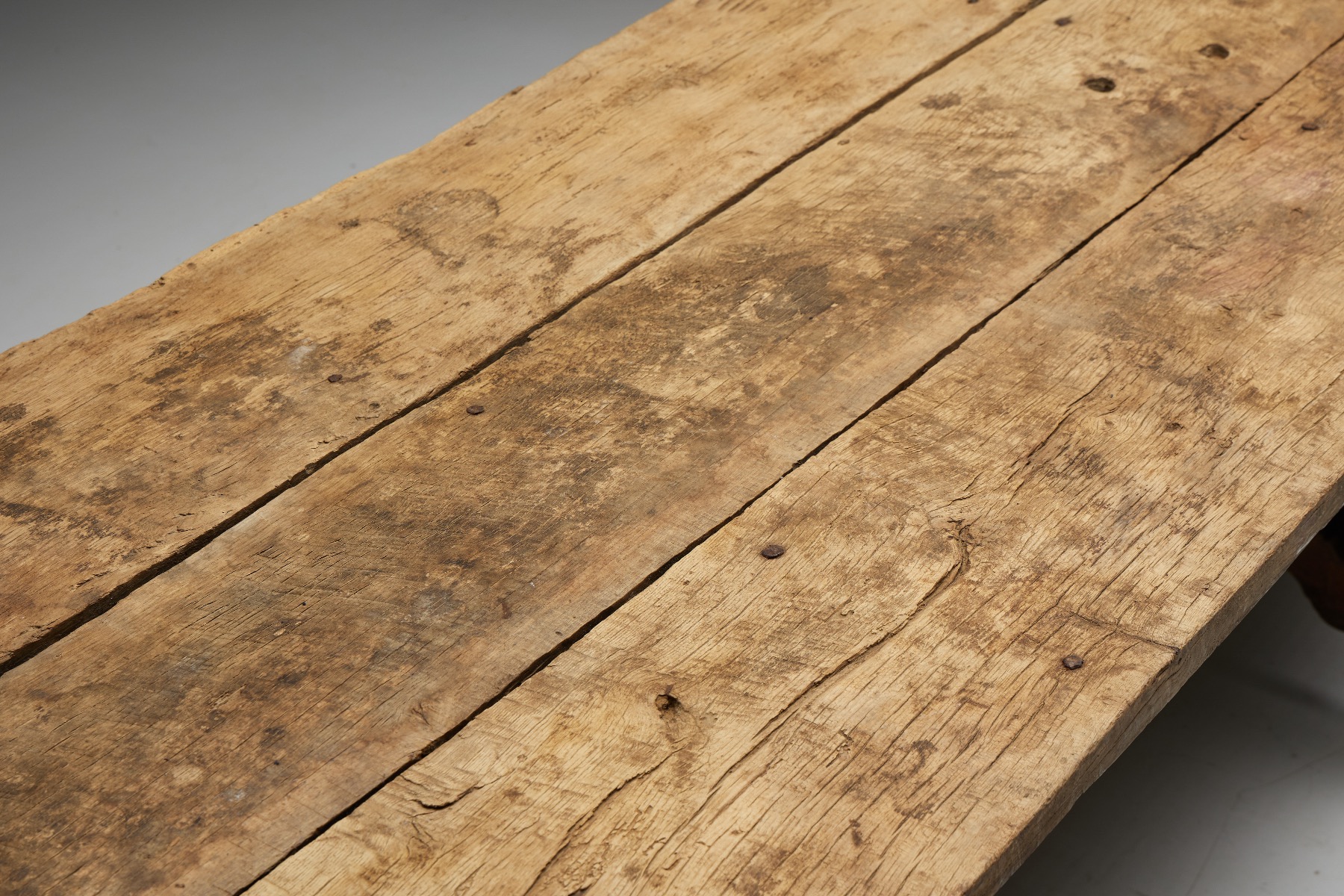 Rural vernacular trestle table 19th century