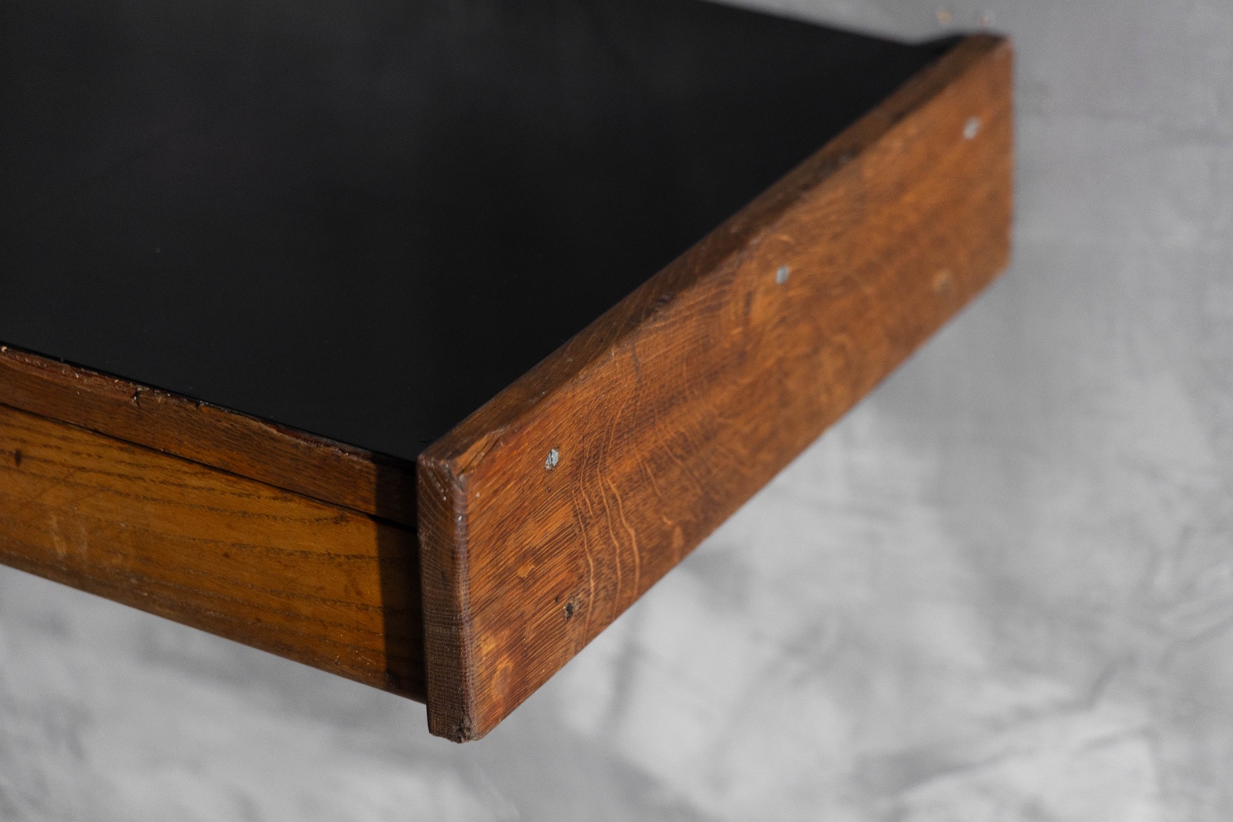Slender modern design wall mounted console from the 1960s