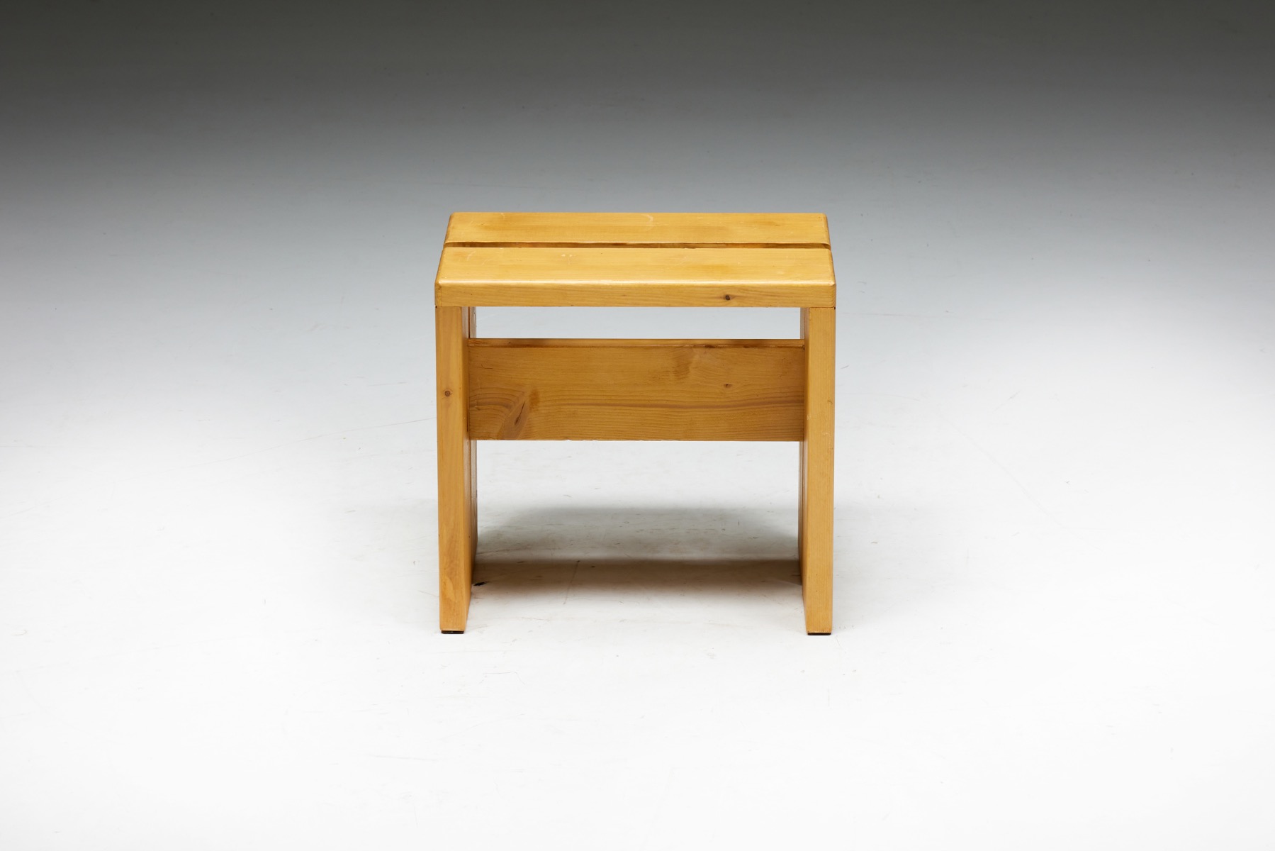 Refined French stools by Charlotte Perriand from the 1960s