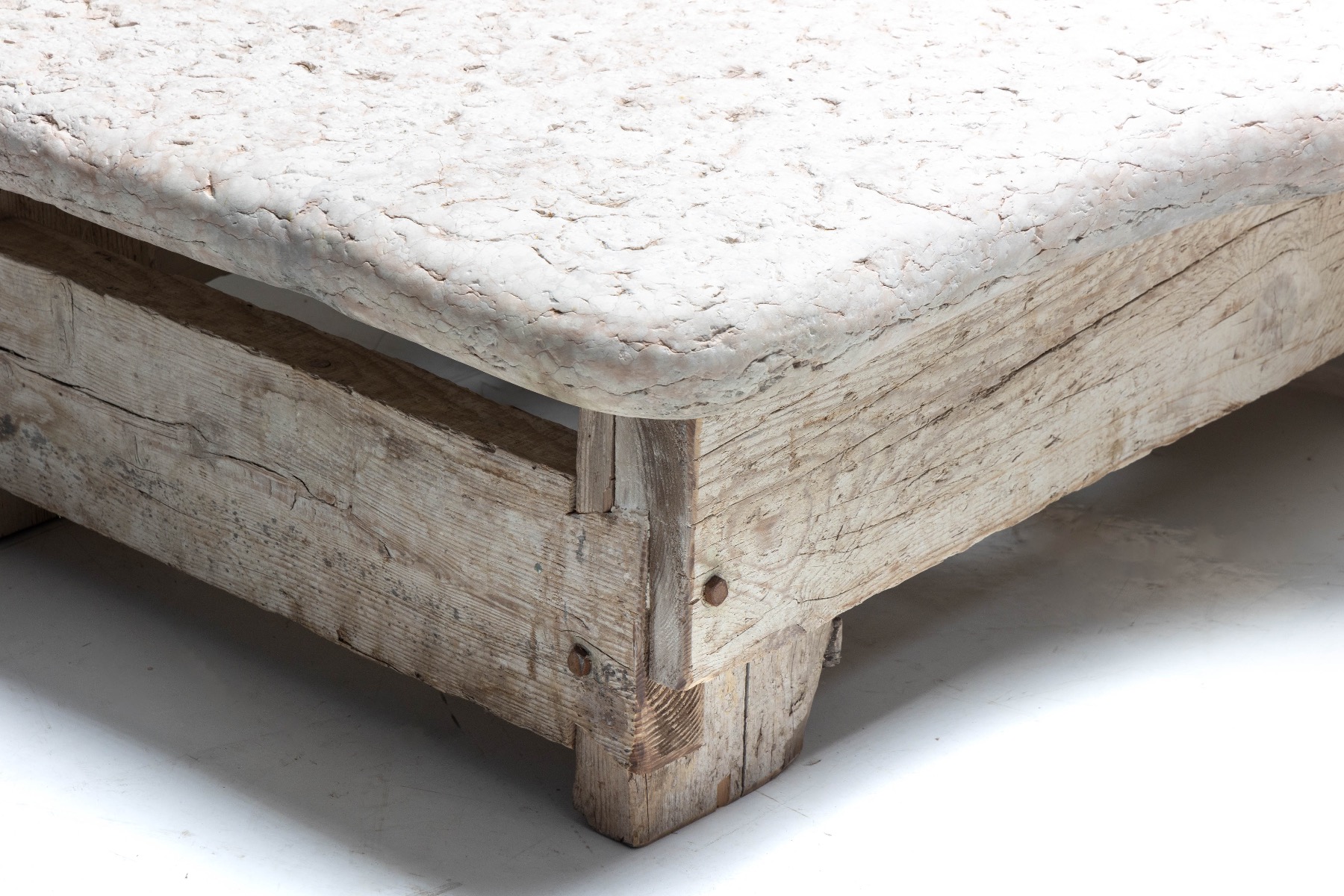 Traditional vernacular stone tables