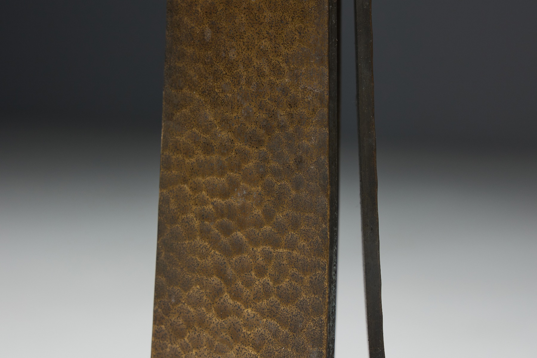 Brass Hammered Candelabra - 1950s